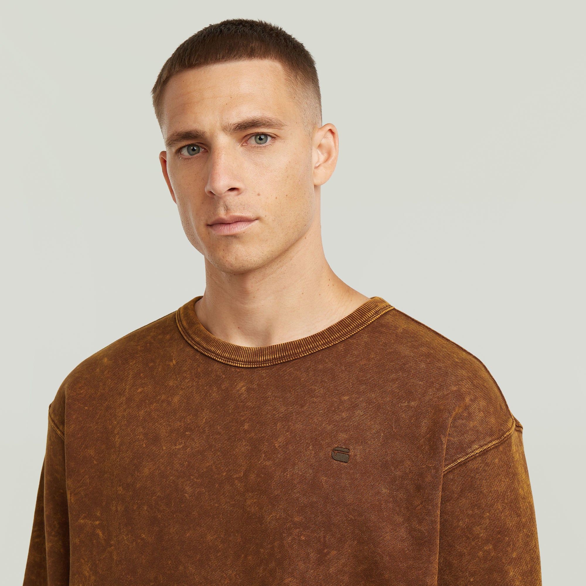 G-Star Raw - Washed R Sweat - Potting Soil Smokey GD