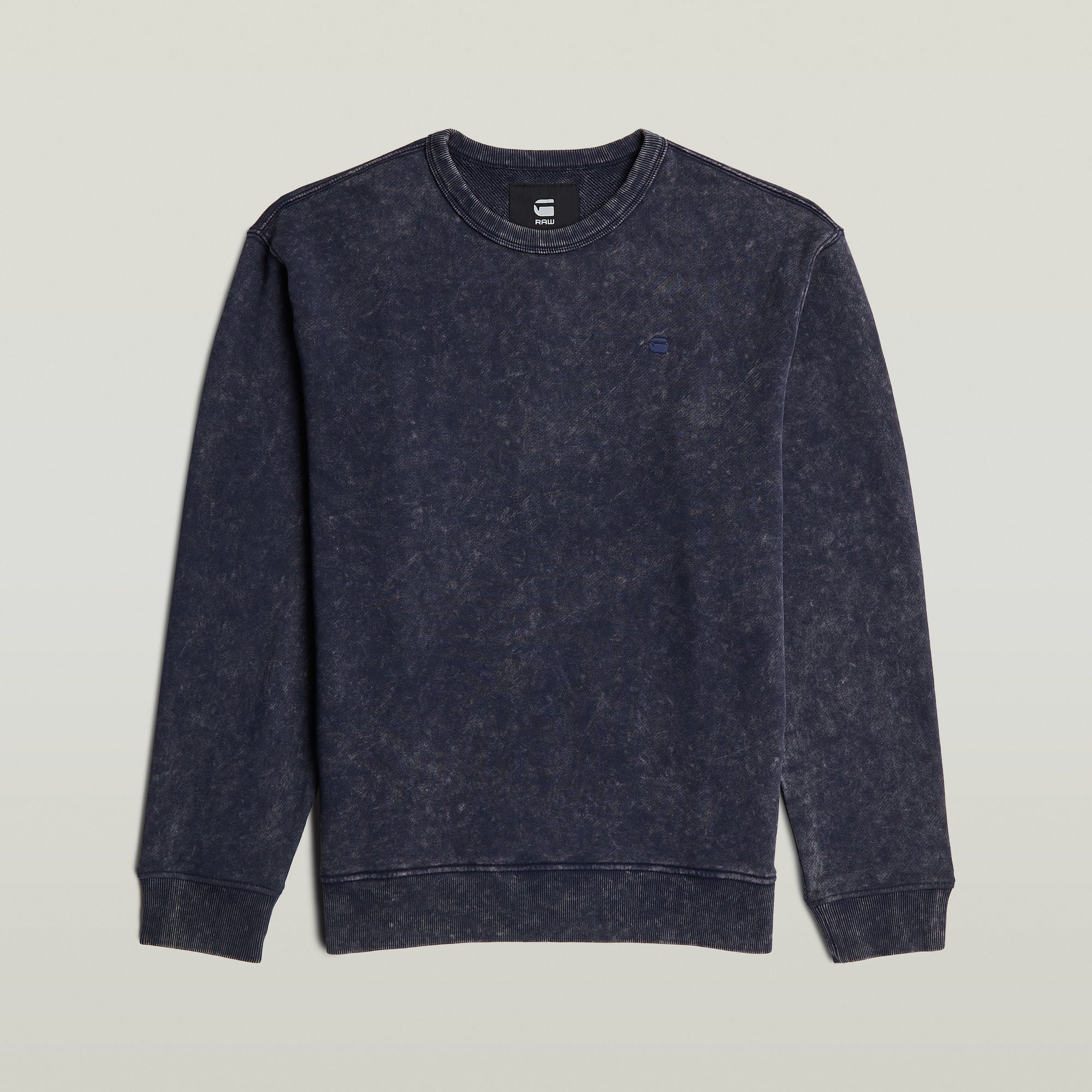 G-Star Raw - Washed R Sweat - Salute Smokey GD
