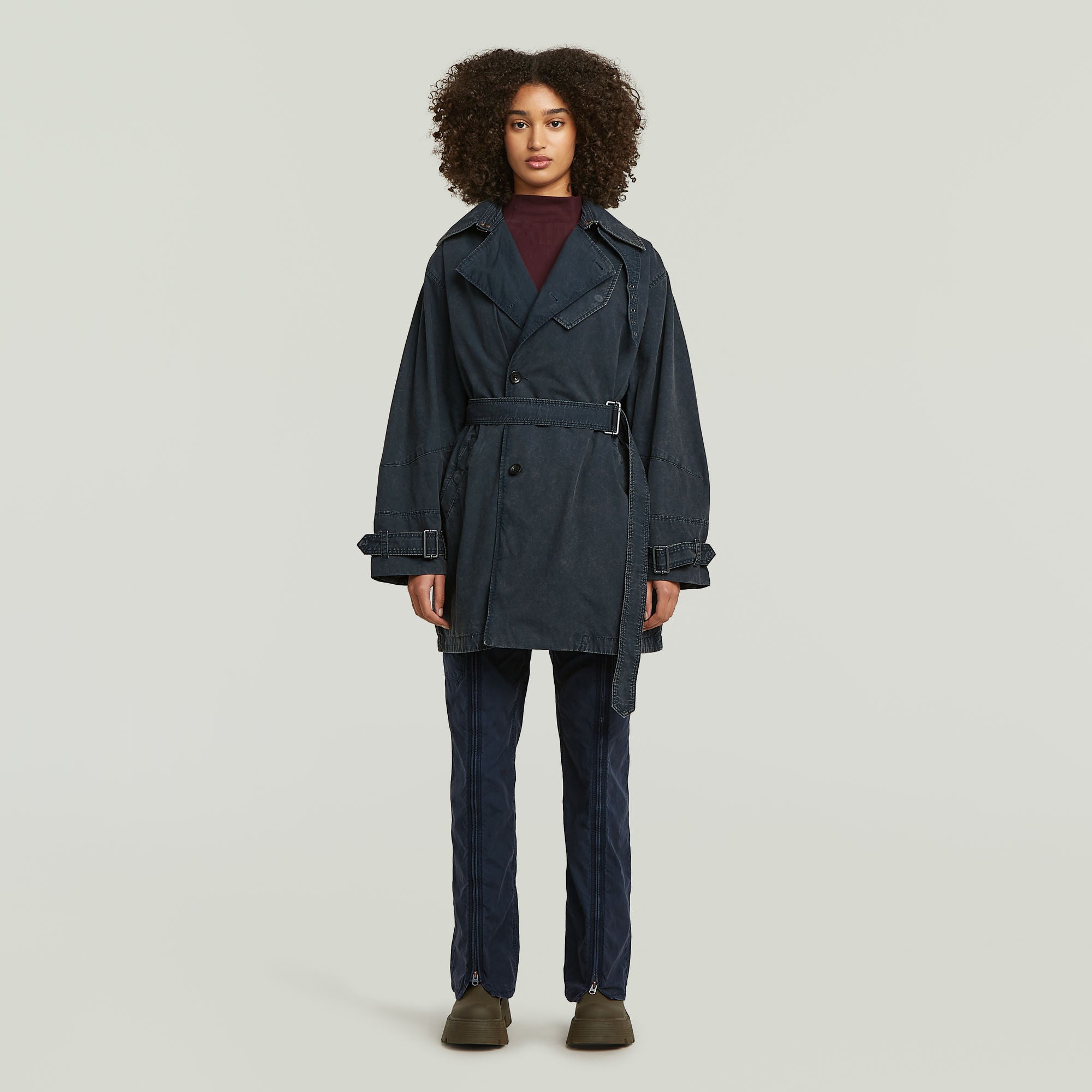 G-Star Raw - Judee Zip Pant - Overdye Salute GD