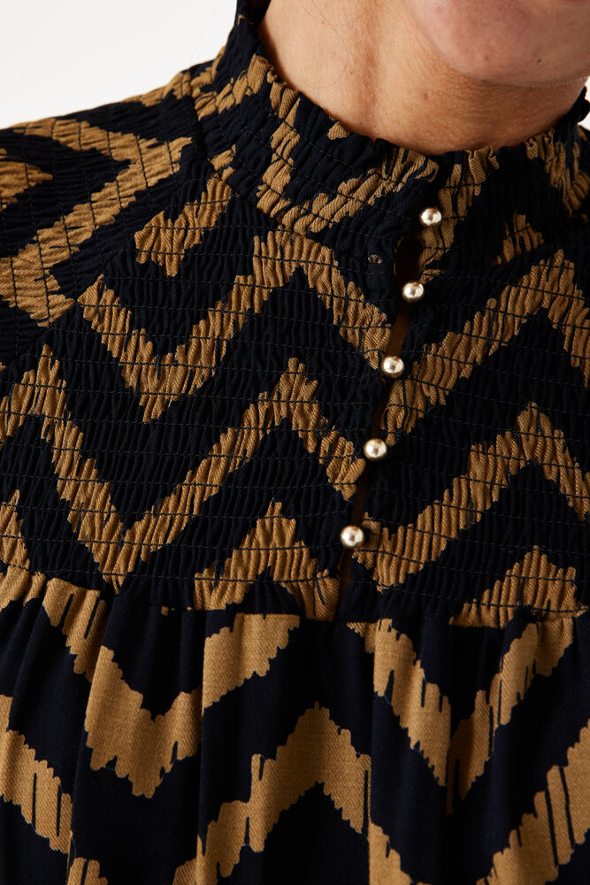 Garcia - Zigzag LS Blouse - Golden Brown