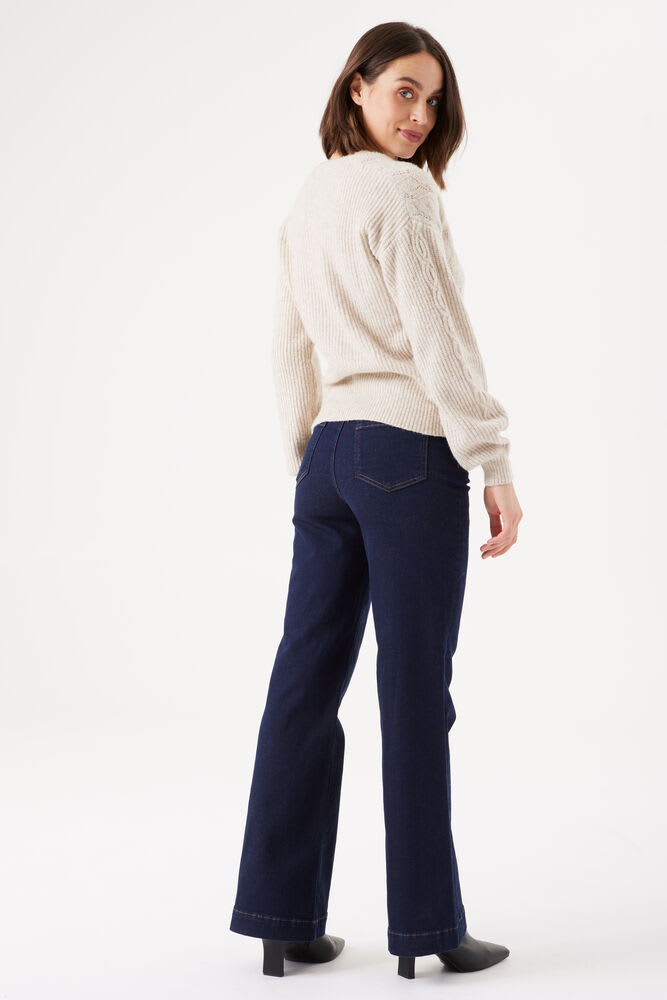Garcia - Patterned Knit Sweater - Sand Melee