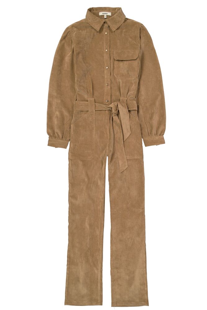 Garcia - Corduroy LS Jumpsuit - Golden Brown