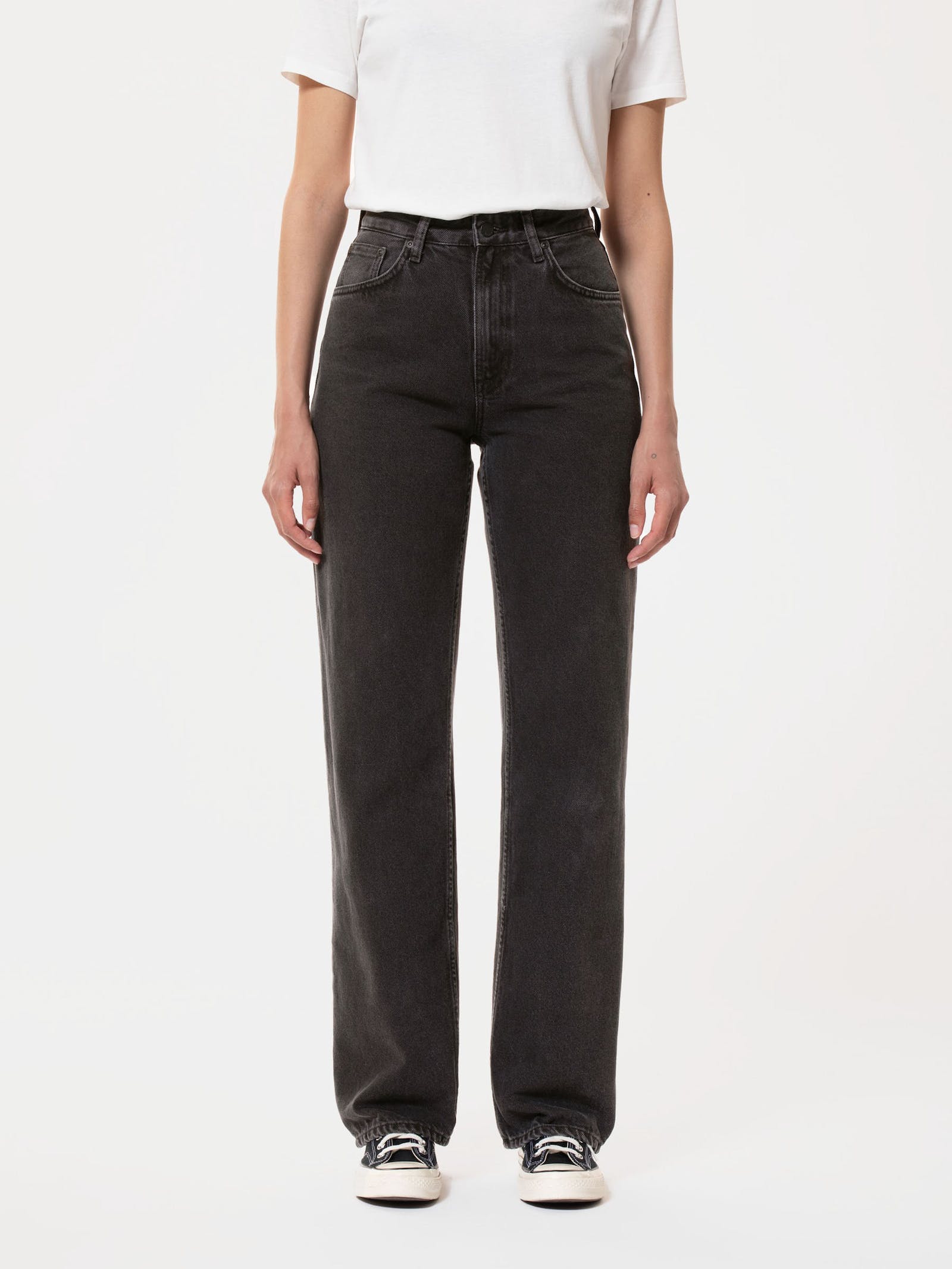 Nudie - Clean Eileen Jean - Washed Out Black