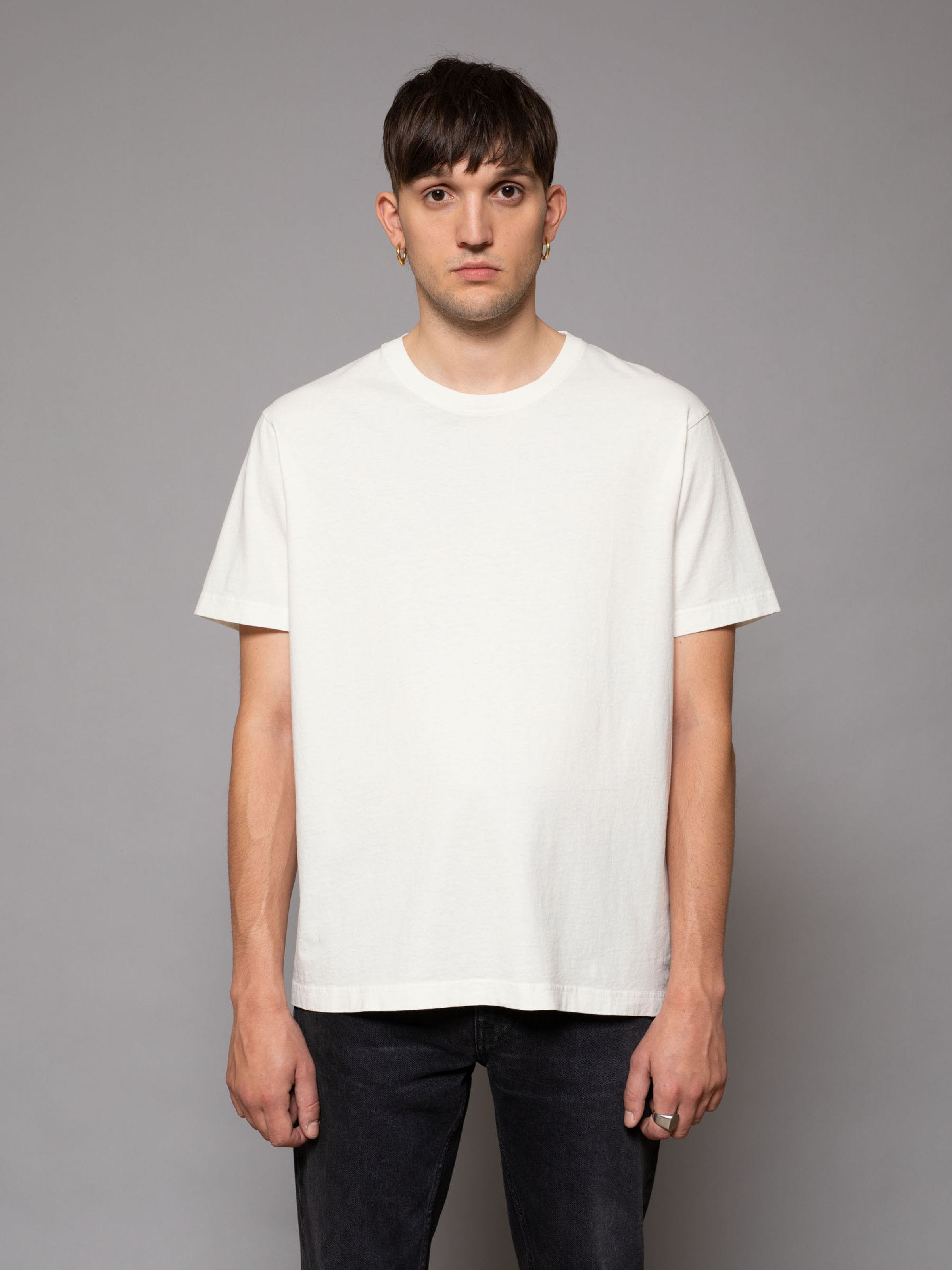 Nudie - Uno Everyday Tee - Chalk White