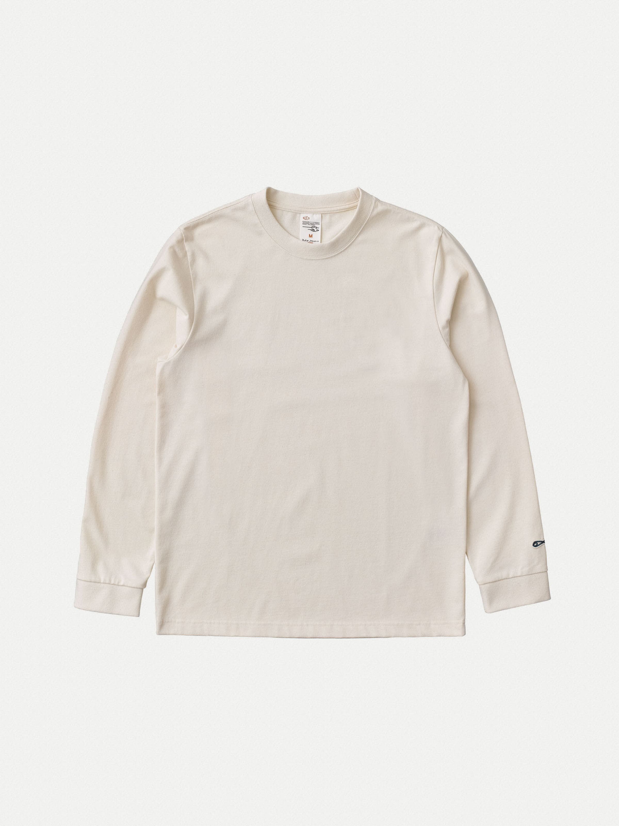 Nudie - Rebirth LS Tee - Offwhite