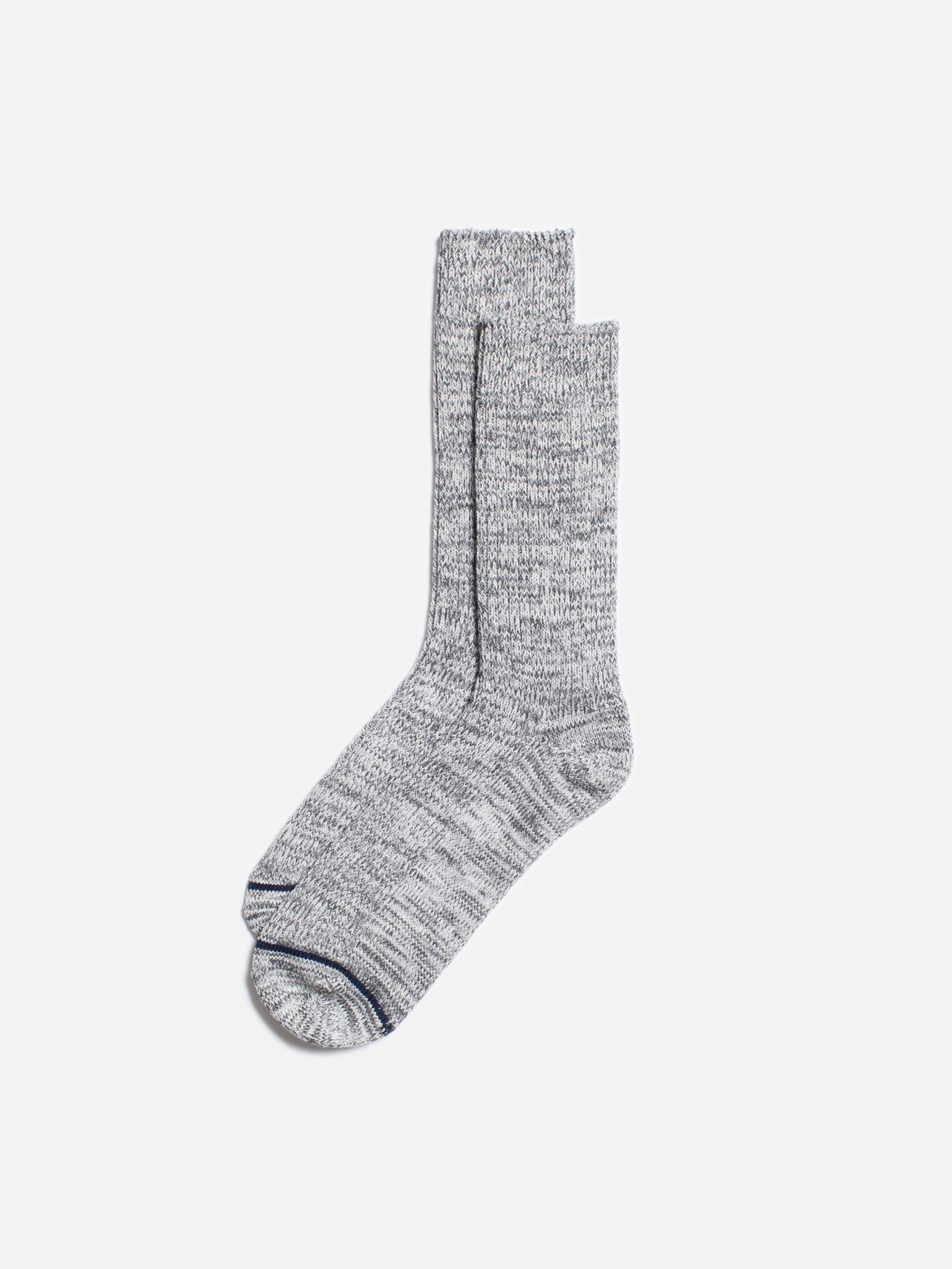 Nudie - Mens Chunky Socks - Greymelange