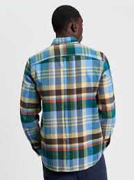 Ben Sherman - Brushed Check LS Shirt - Riviera Blue