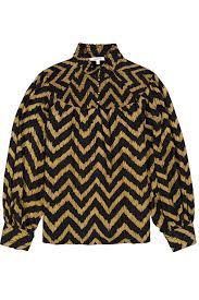 Garcia - Zigzag LS Blouse - Golden Brown
