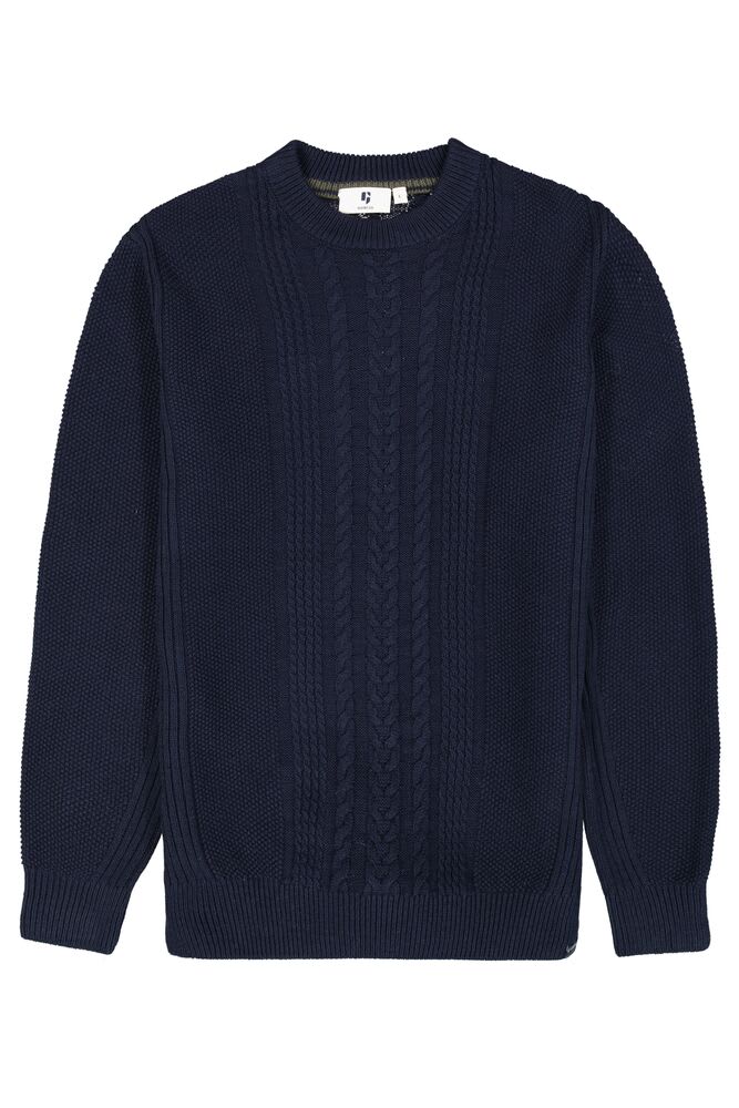 Garcia - Cable Knit Sweater - Dark Moon