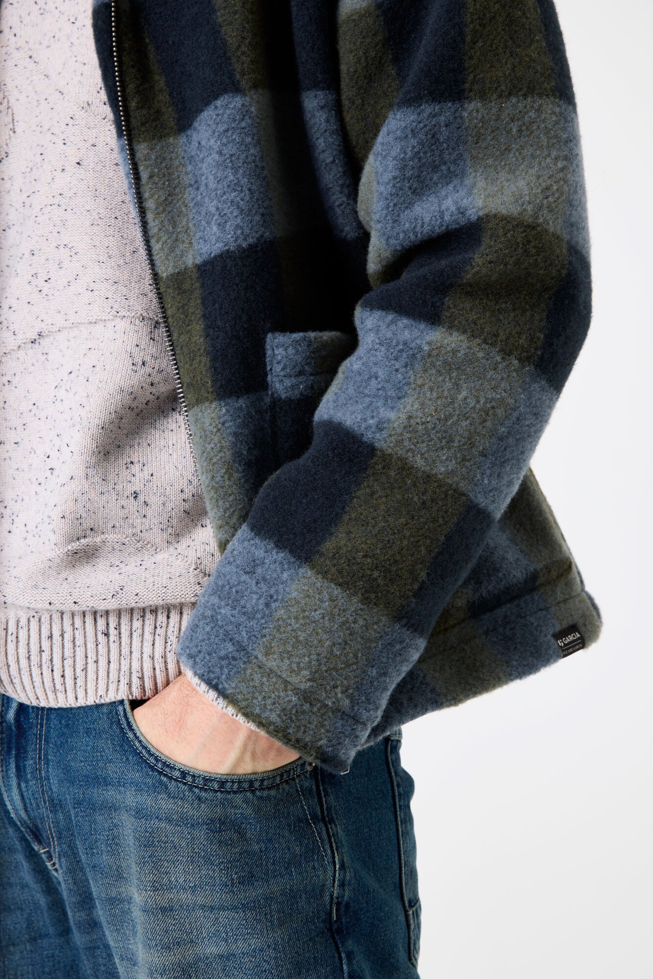 Garcia - Checked Jacket - Green Moss