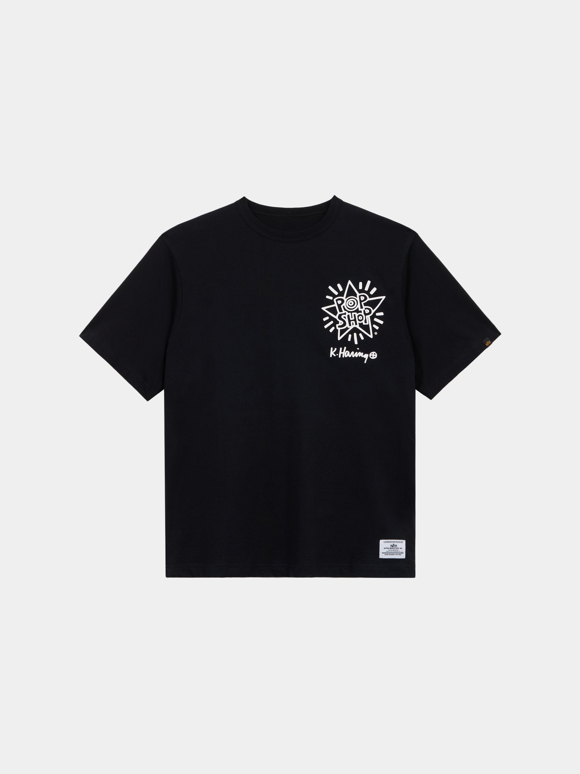 Alpha Ind. - Keith Haring X Alpha Pop Shop Graphic Tee - Black