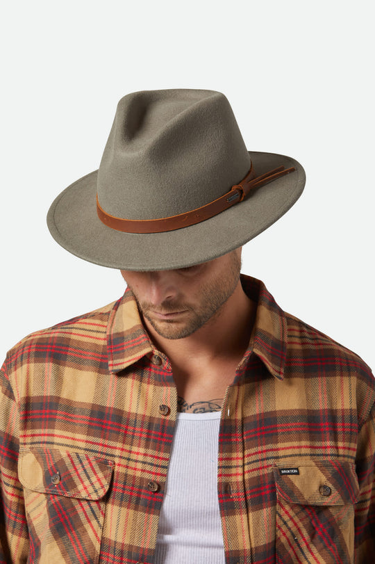 Brixton - Messer Traditional Fedora - Brindle