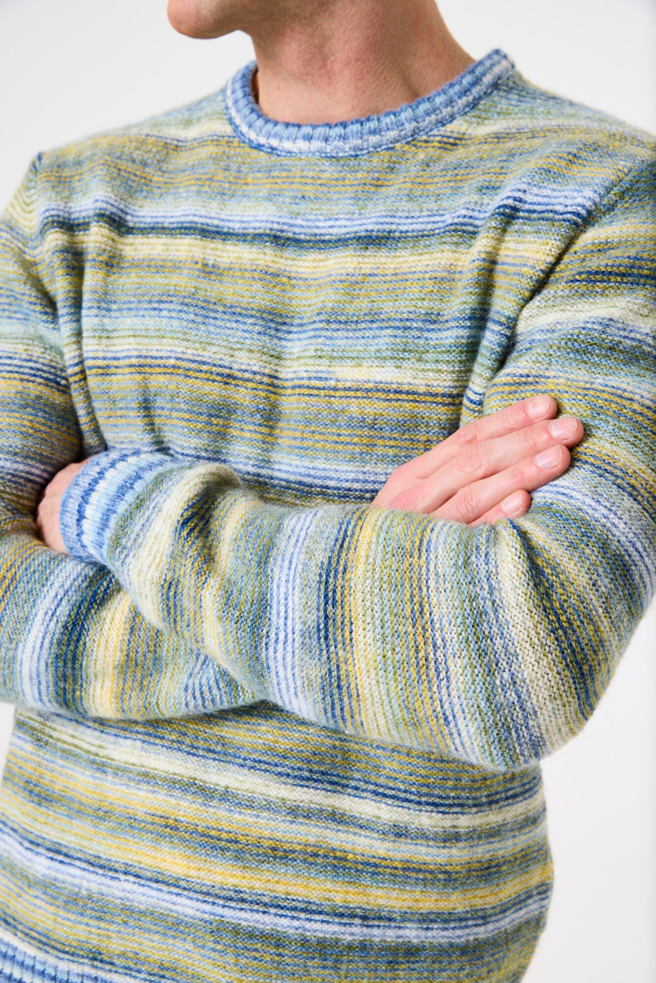 Garcia - Space-Dye Knit Pullover - Yellowwood