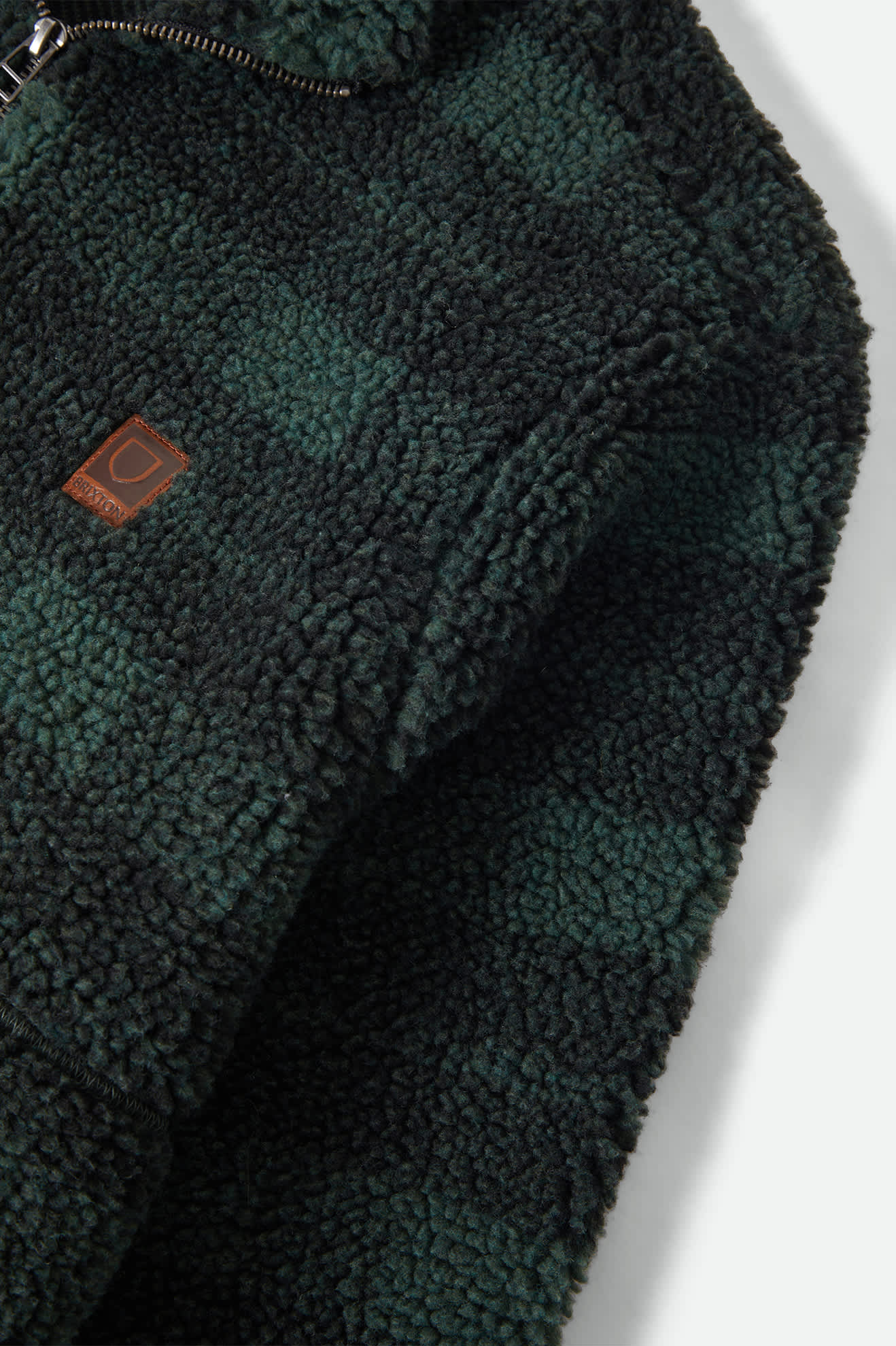 Brixton - Arctic LS Fleece Mock Neck Jacket - Forest Green