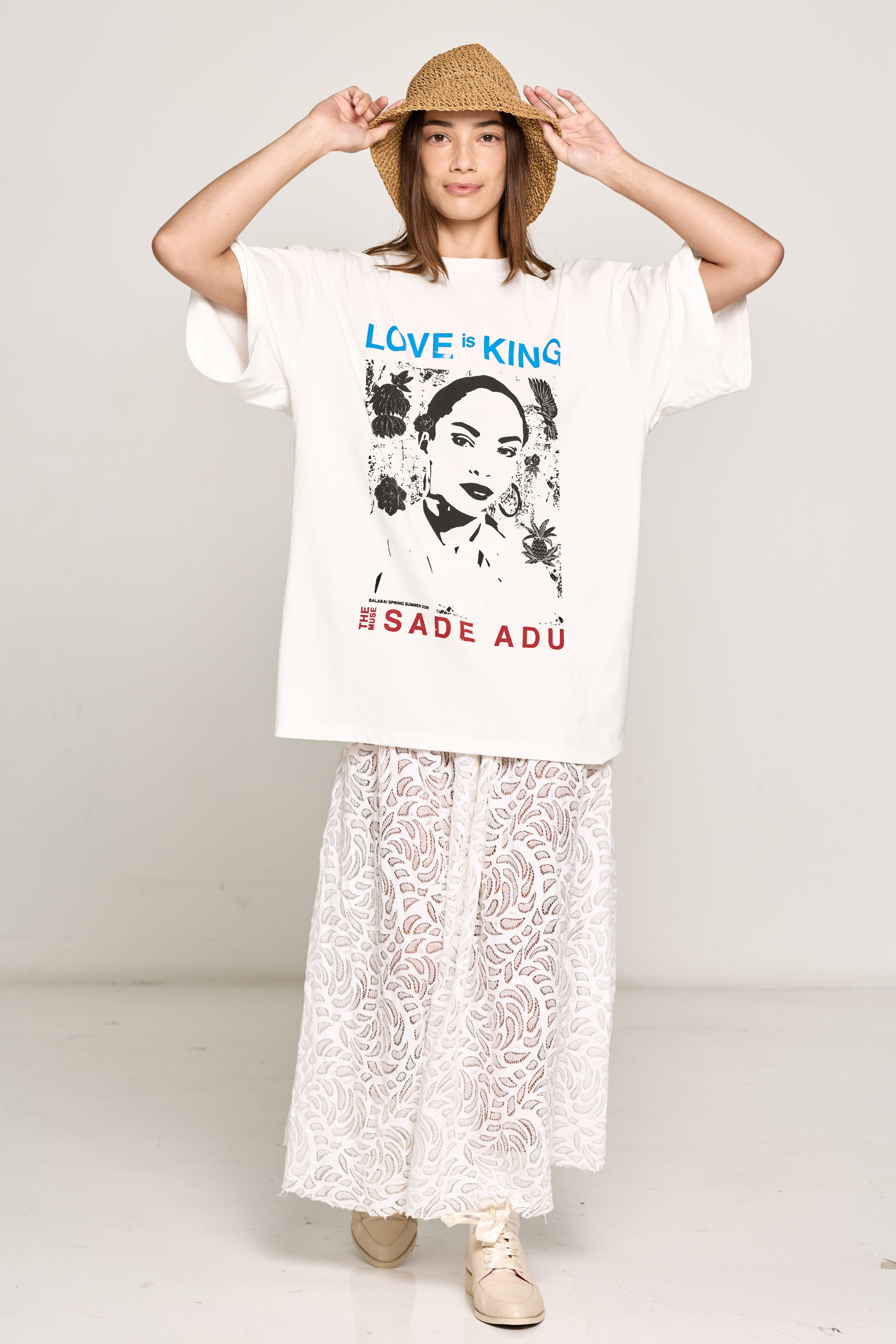 Salasai - Love Is King Tee - White
