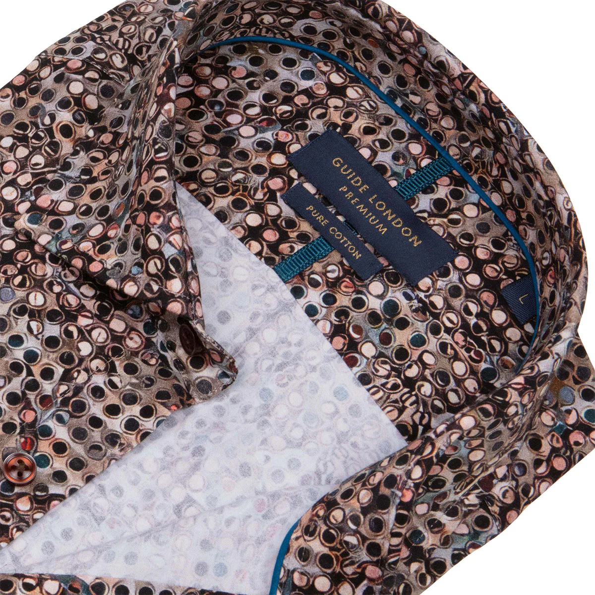 Guide London - Perforated LS Shirt - Tan