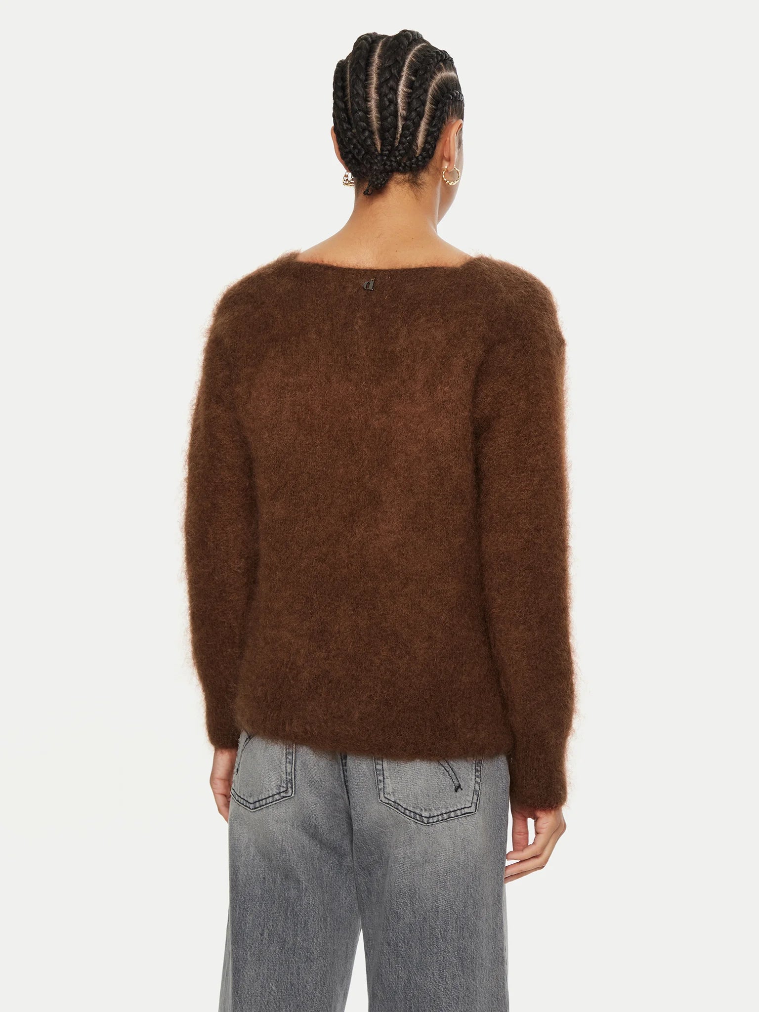 Dixie - Mohair Sweater - Coffee