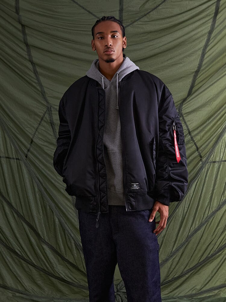Alpha Ind. - MA-1 Boodchit Hertitage Flight Jacket - Black