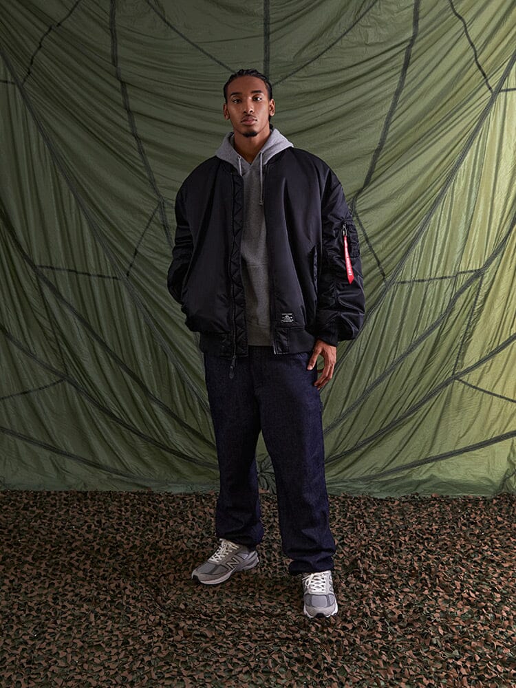 Alpha Ind. - MA-1 Boodchit Hertitage Flight Jacket - Black