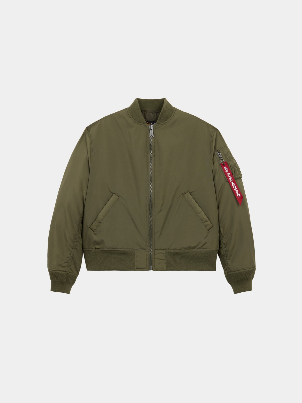 Alpha Ind. - MA-1 Oxford Relaxed Flight Jacket - Green