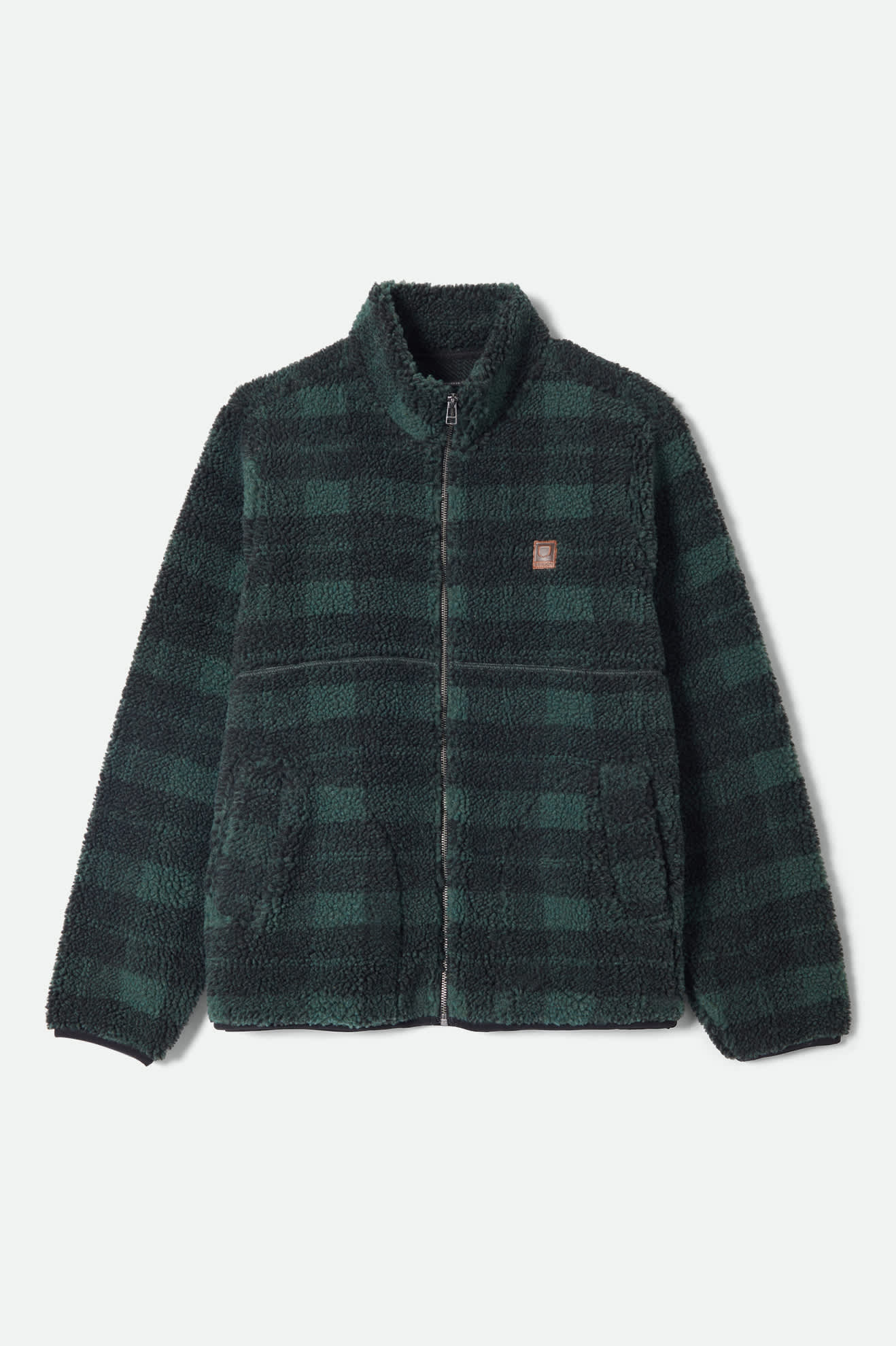 Brixton - Arctic LS Fleece Mock Neck Jacket - Forest Green