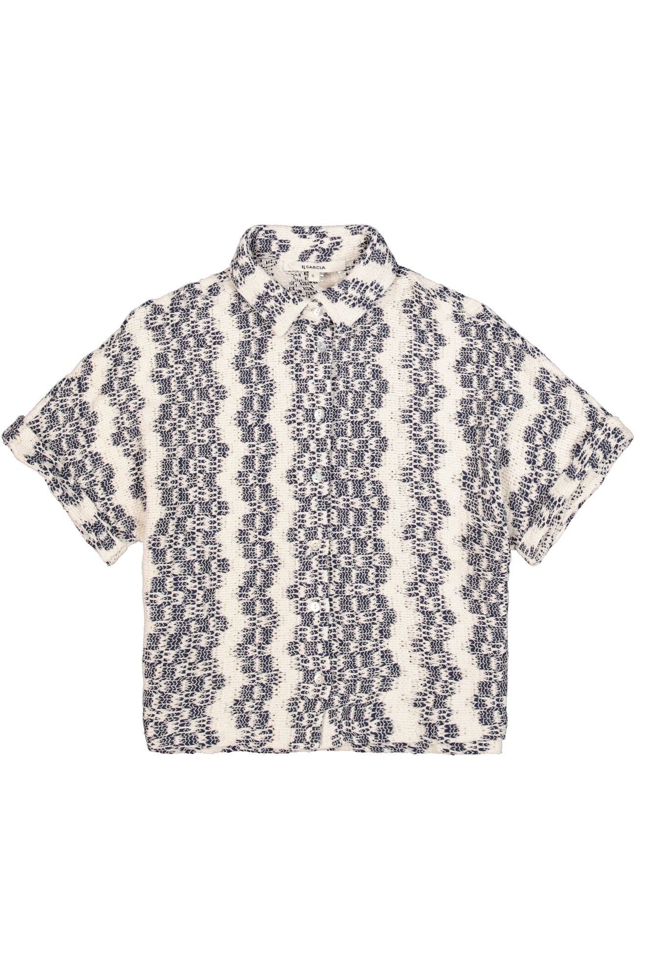 Garcia - Coastal Textured SS Shirt - Ecru