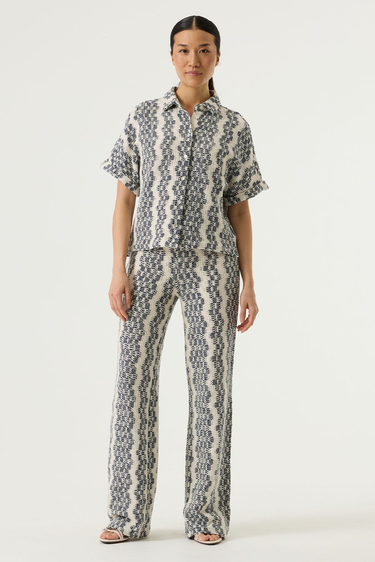 Garcia - Coastal Textured SS Shirt - Ecru