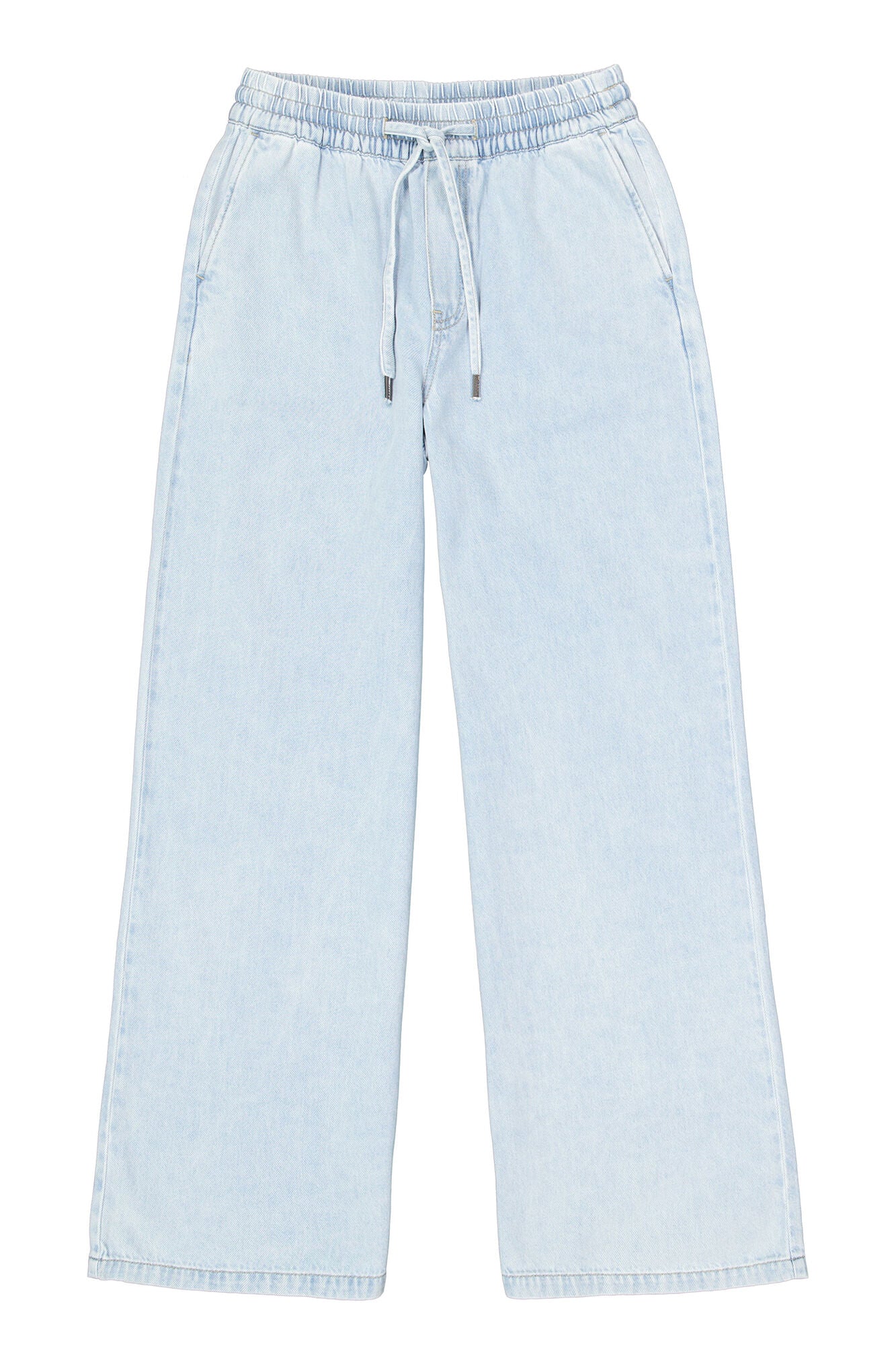 Garcia - Drawstring Wide Leg Denim Pant - Light Used