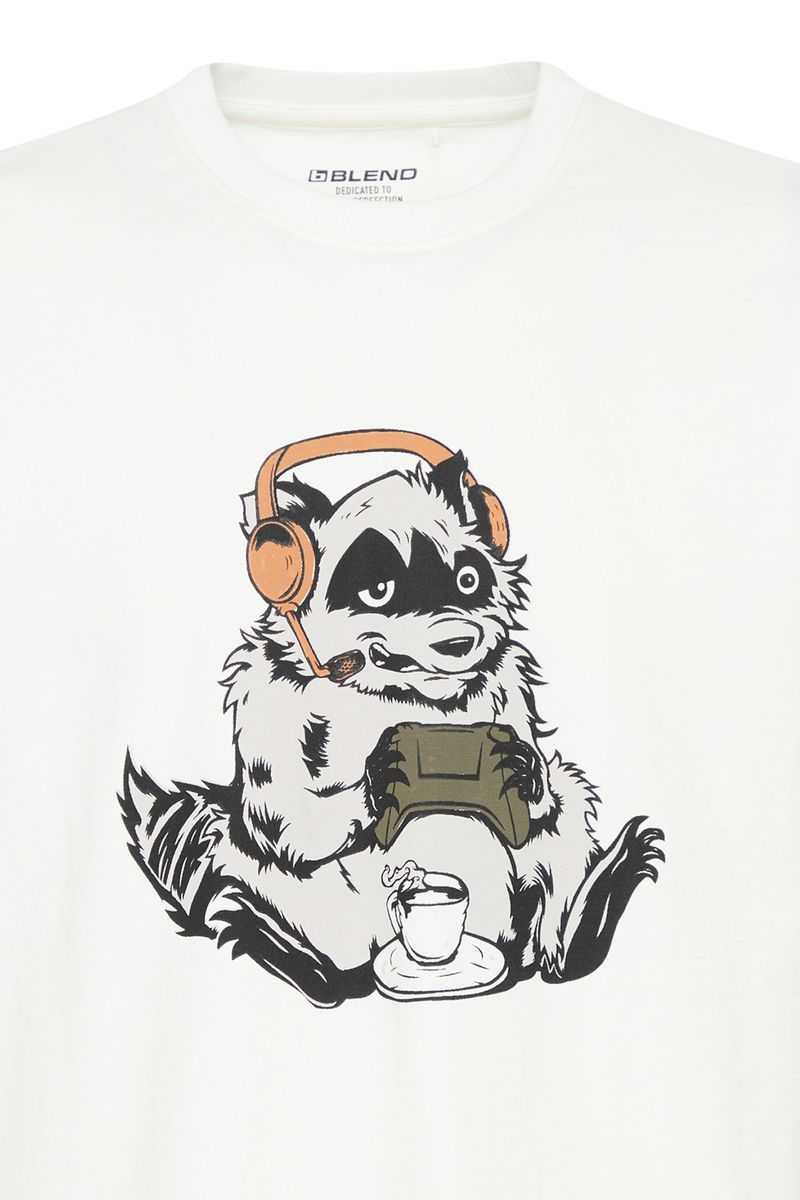 Blend - Javor Tee - White Gaming