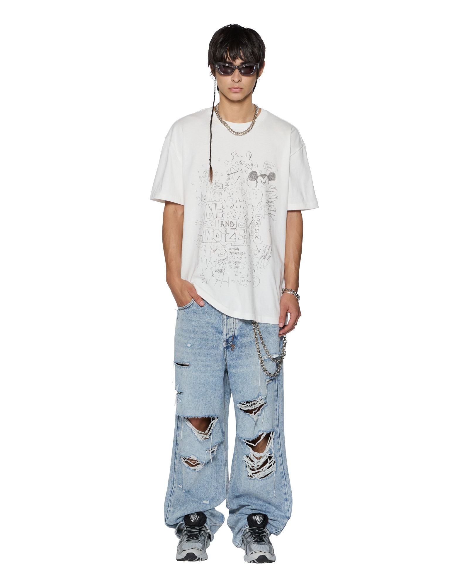 Ksubi - Noize Biggie SS Tee - Vintage White