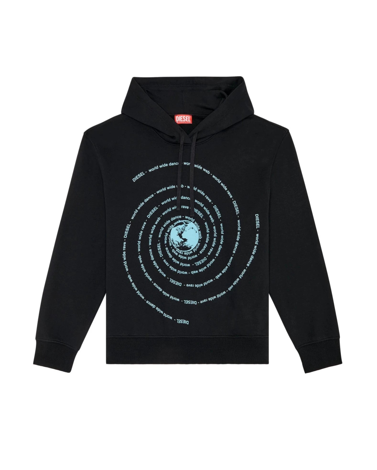 Diesel - F-Maxinne-Hood Sweatshirt - Black