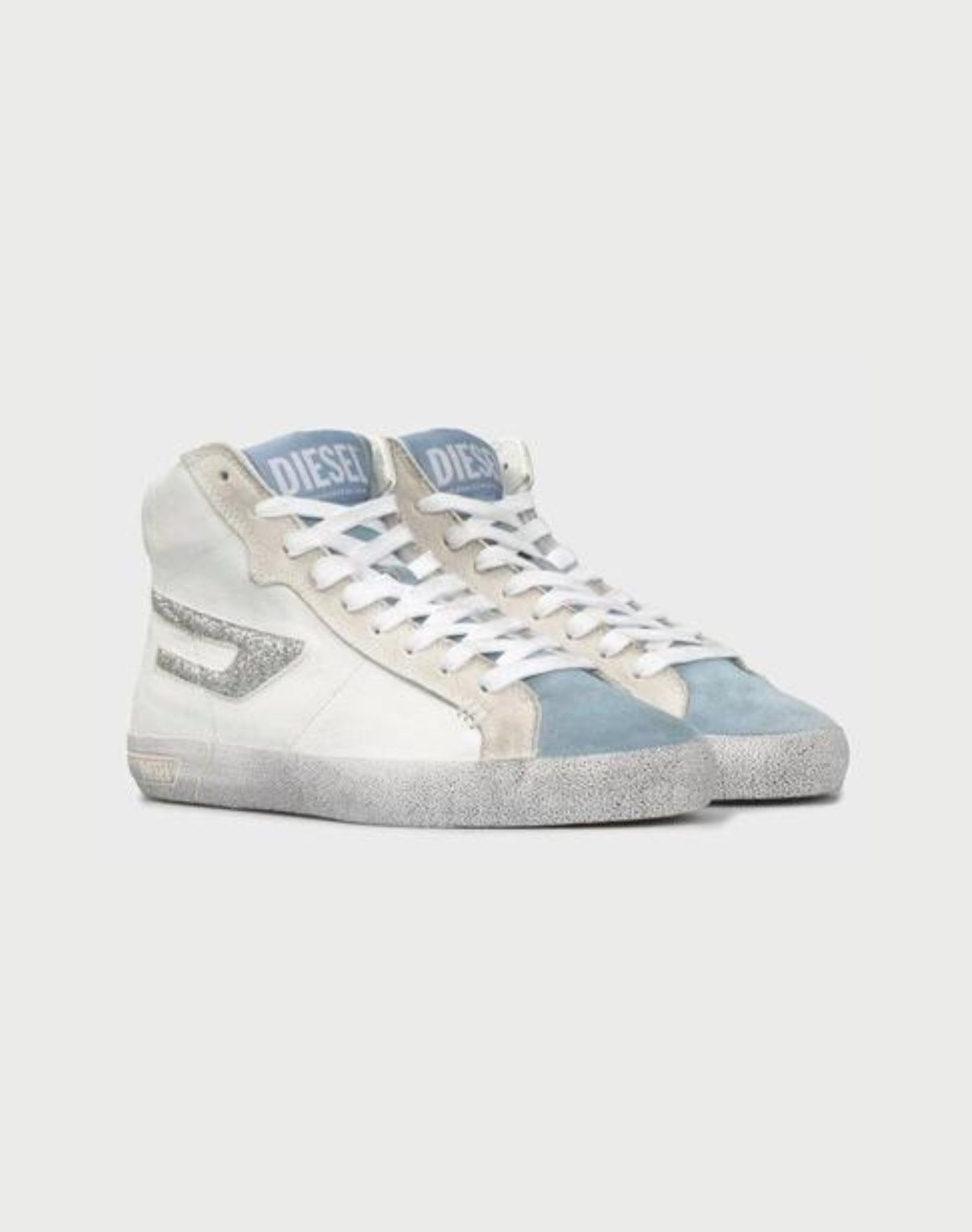 Diesel - S-Leroji Mid W Sneakers - White/Dusty Blue