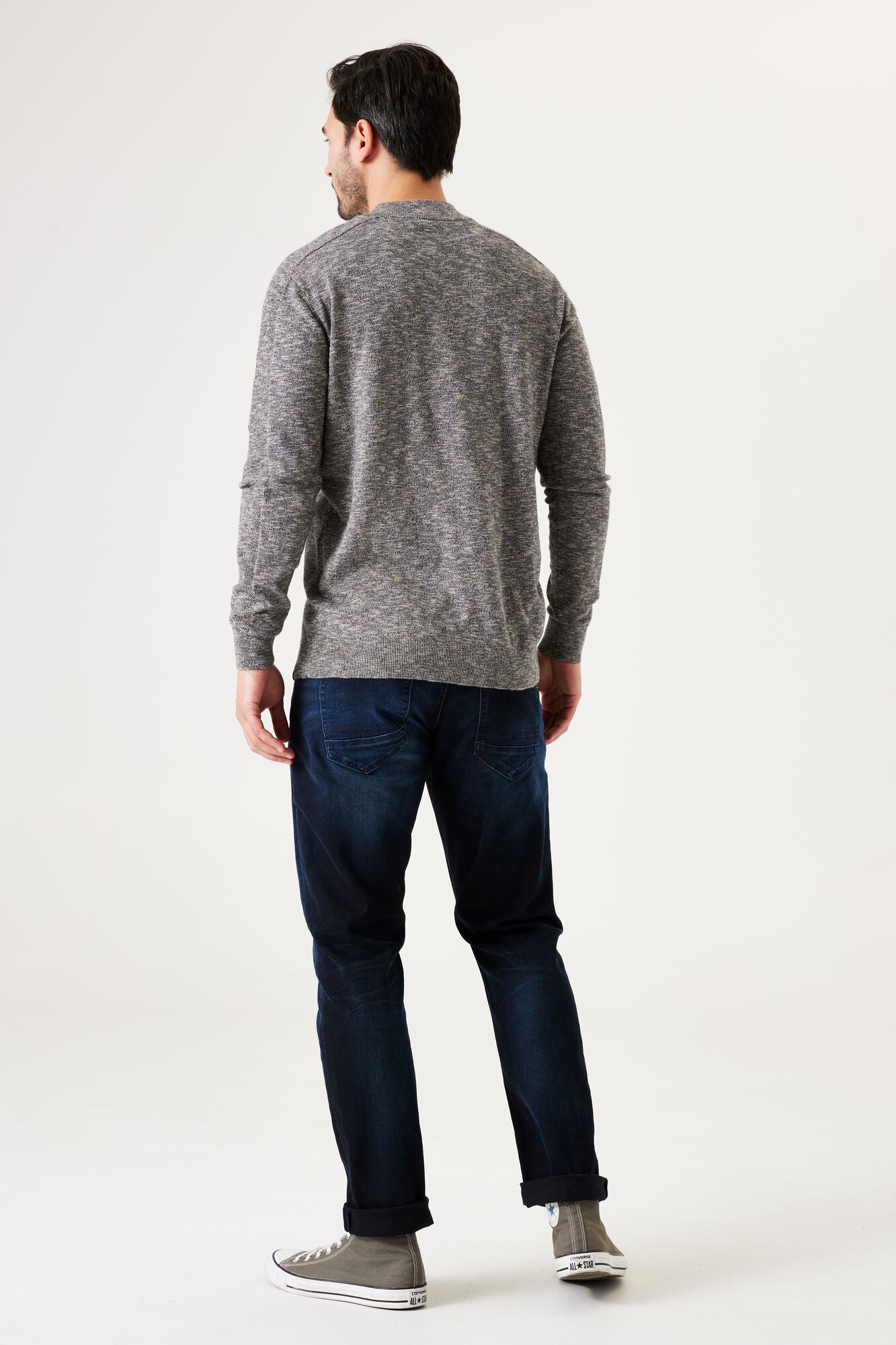 Garcia - Henley Pullover - Dark Moon Marle