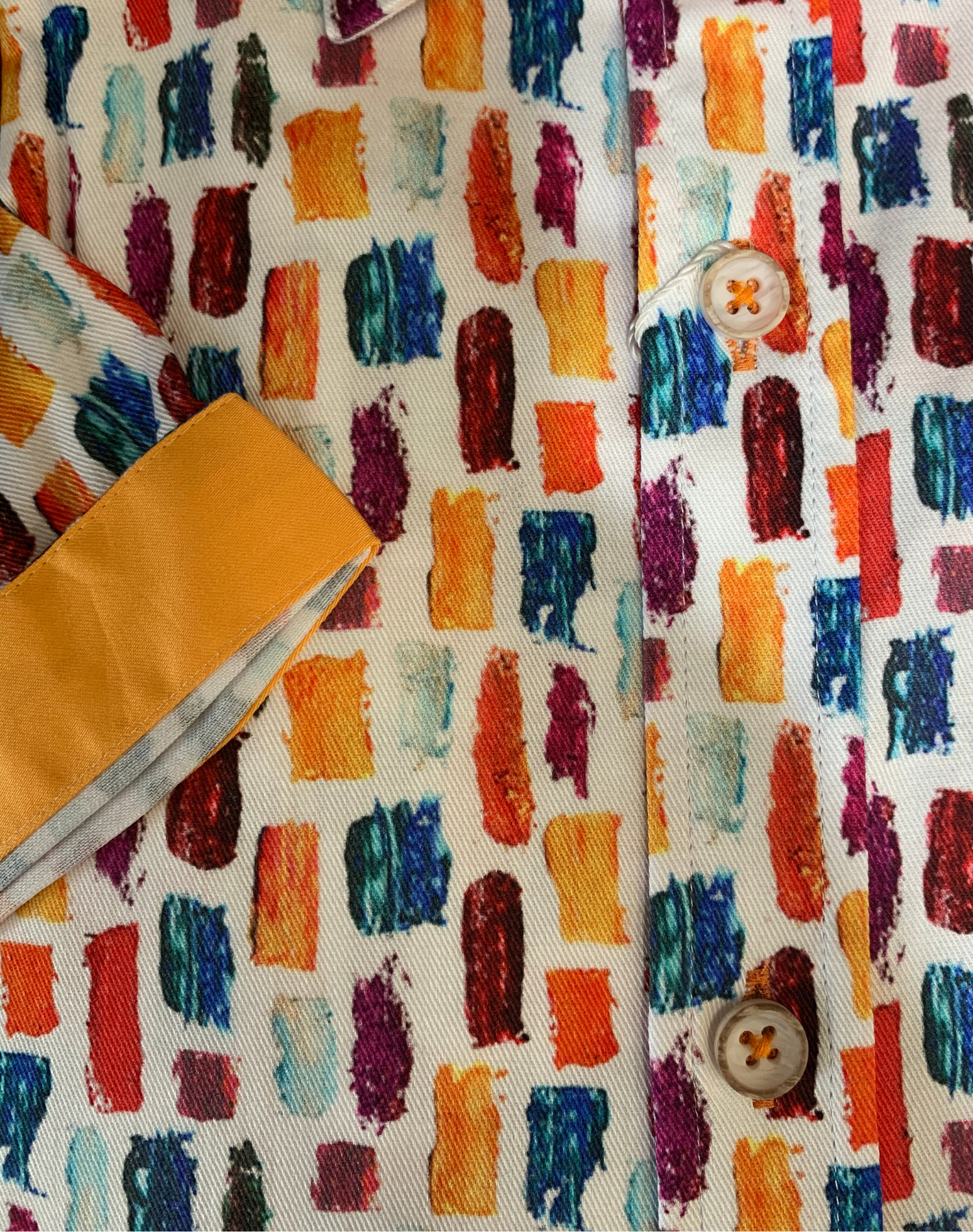 Jimmy Fox - Test Pot Print SS Shirt - Orange