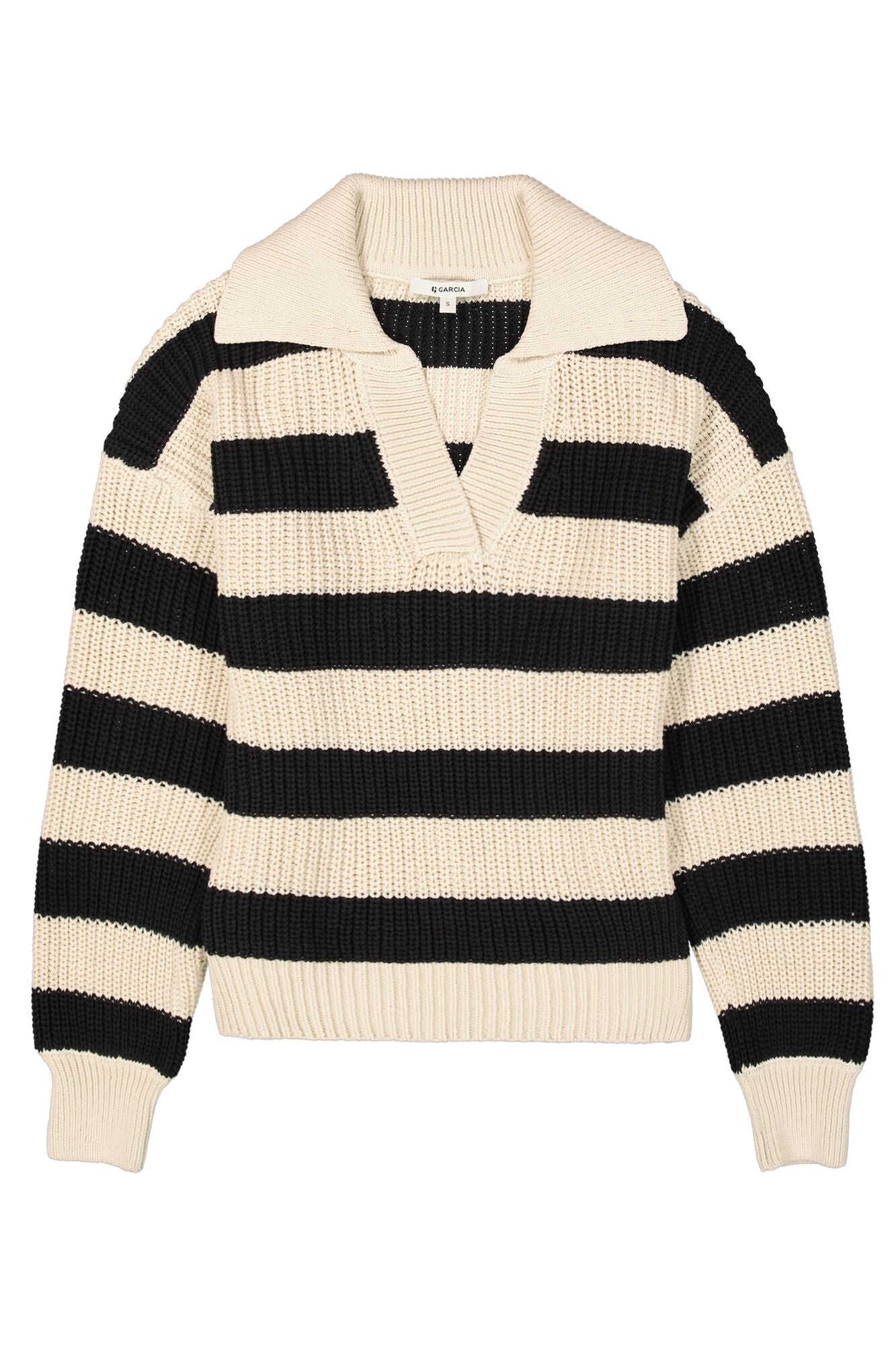 Garcia - Striped Pullover - Whitecap