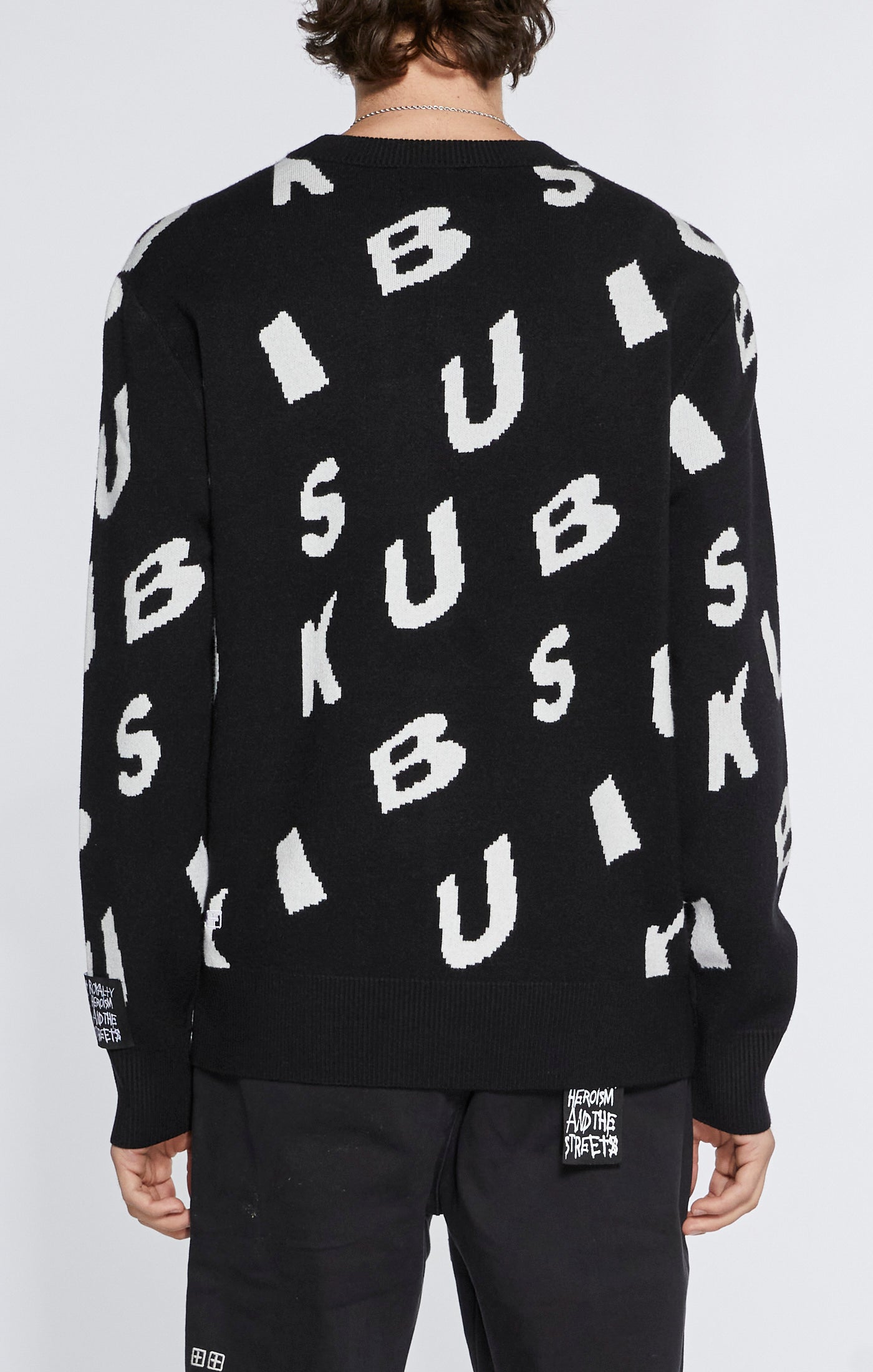 Ksubi - Letters Knit Crew - Black