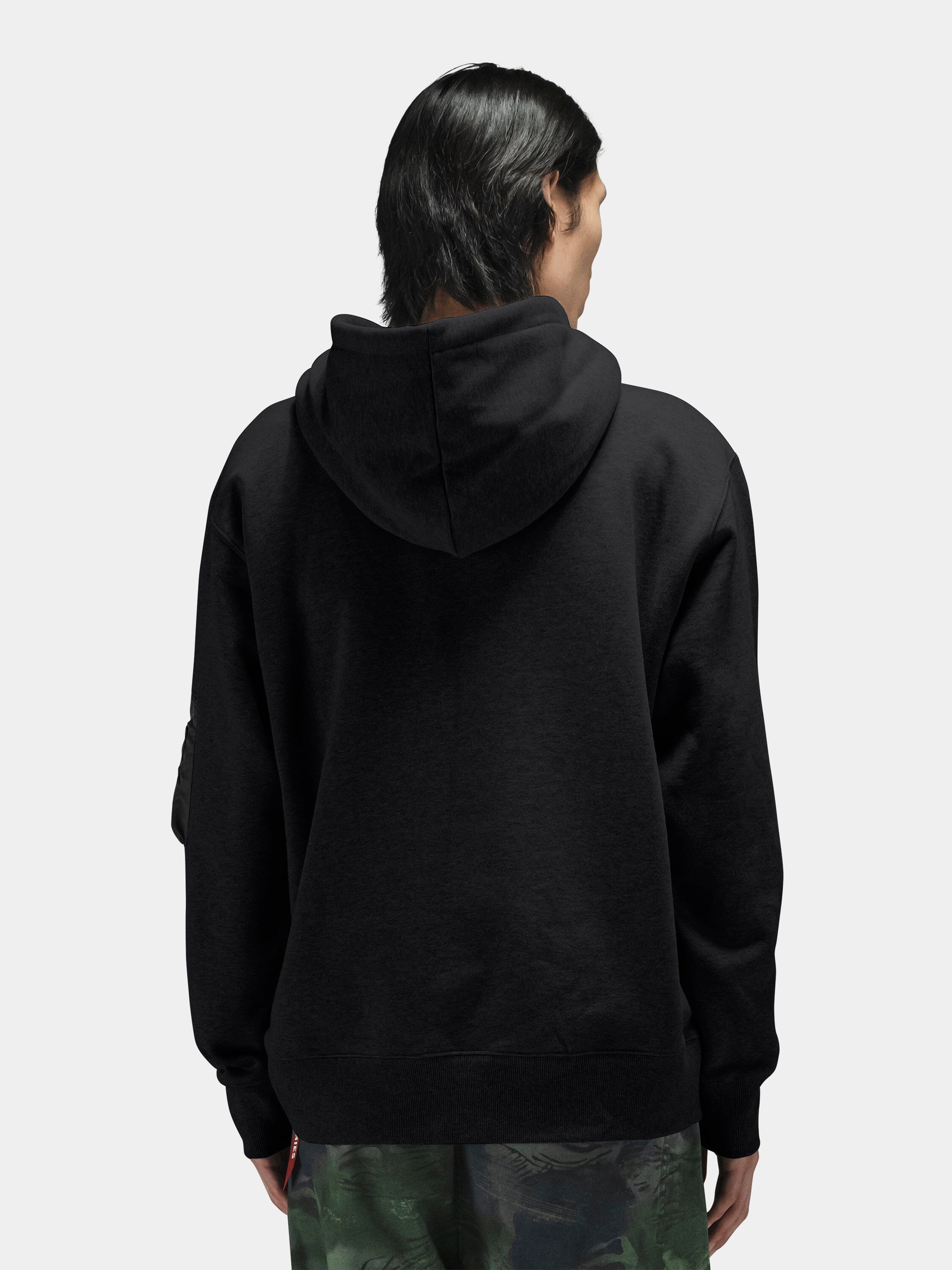 Alpha Ind. - Unisex Utility Pocket Hoodie - Black