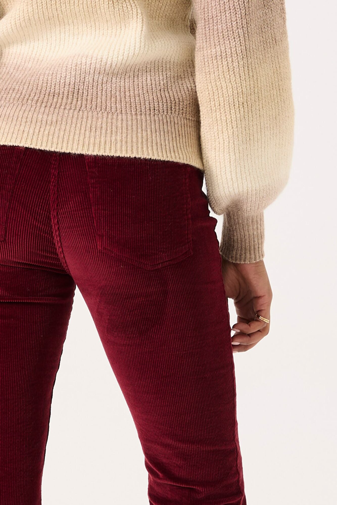 Garcia - Corduroy Flare Pant - Cabernet