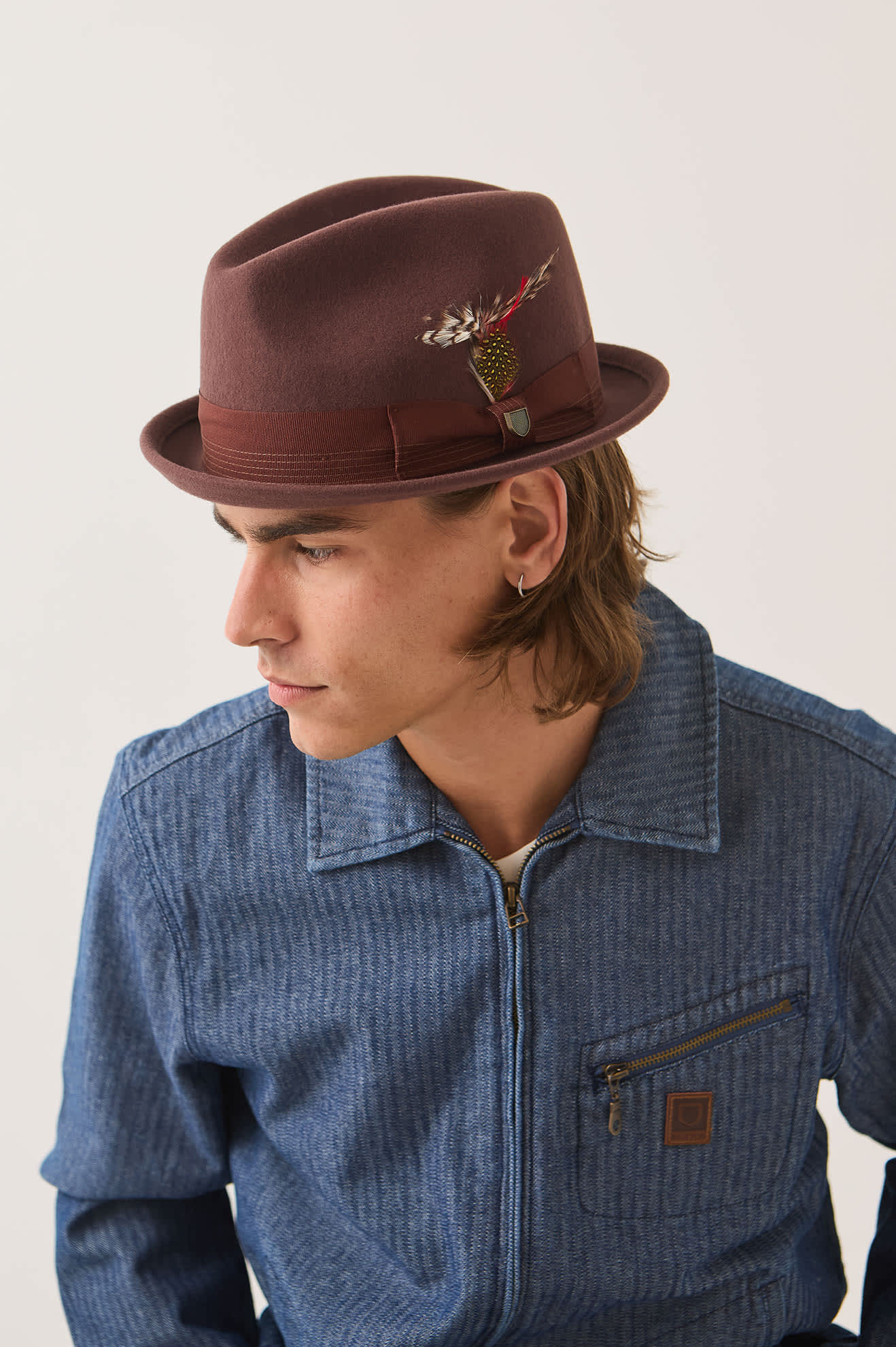 Brixton - Gain Fedora - Chesnut