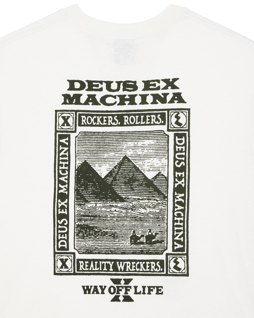 Deus - Wreckers Tee - Dirty White