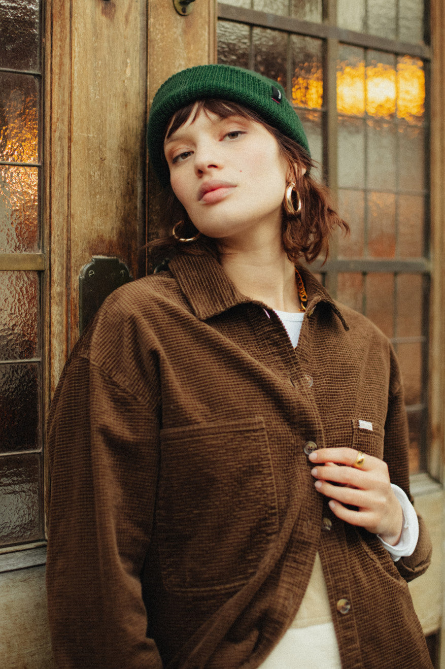 Brixton - Dundee Corduroy Overshirt - Desert Palm