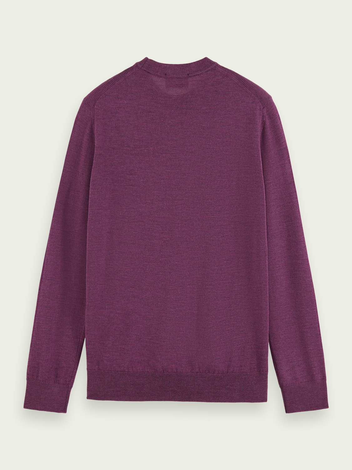 Scotch & Soda - Merino Wool Crewneck Sweater - Dahlia Melange