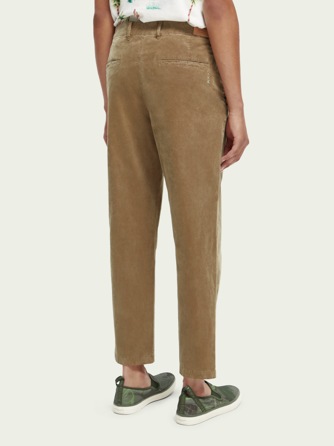 Scotch & Soda - The Drift Corduroy Chino - Khaki