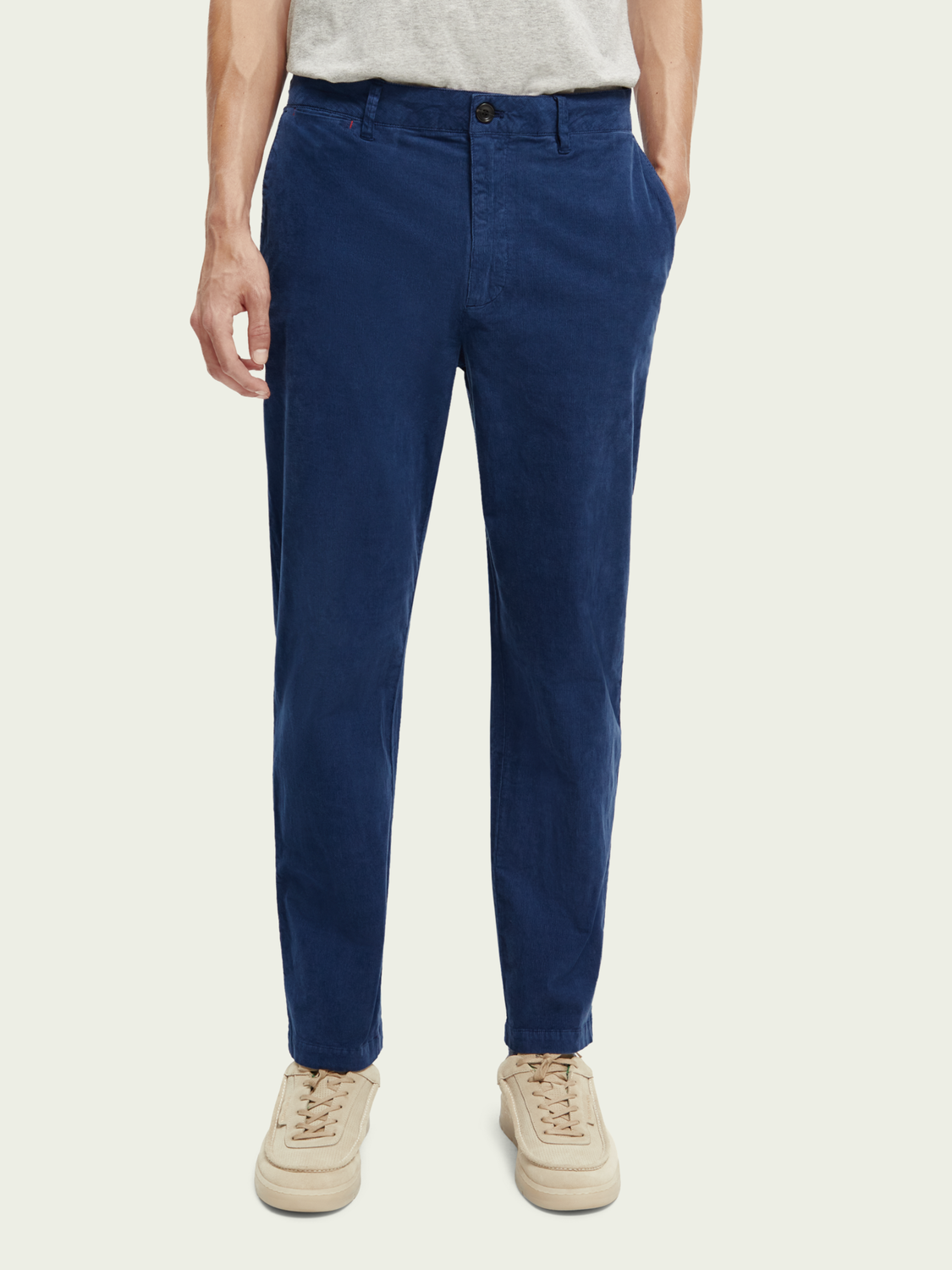 Scotch & Soda - The Drift Corduroy Chino - Marine
