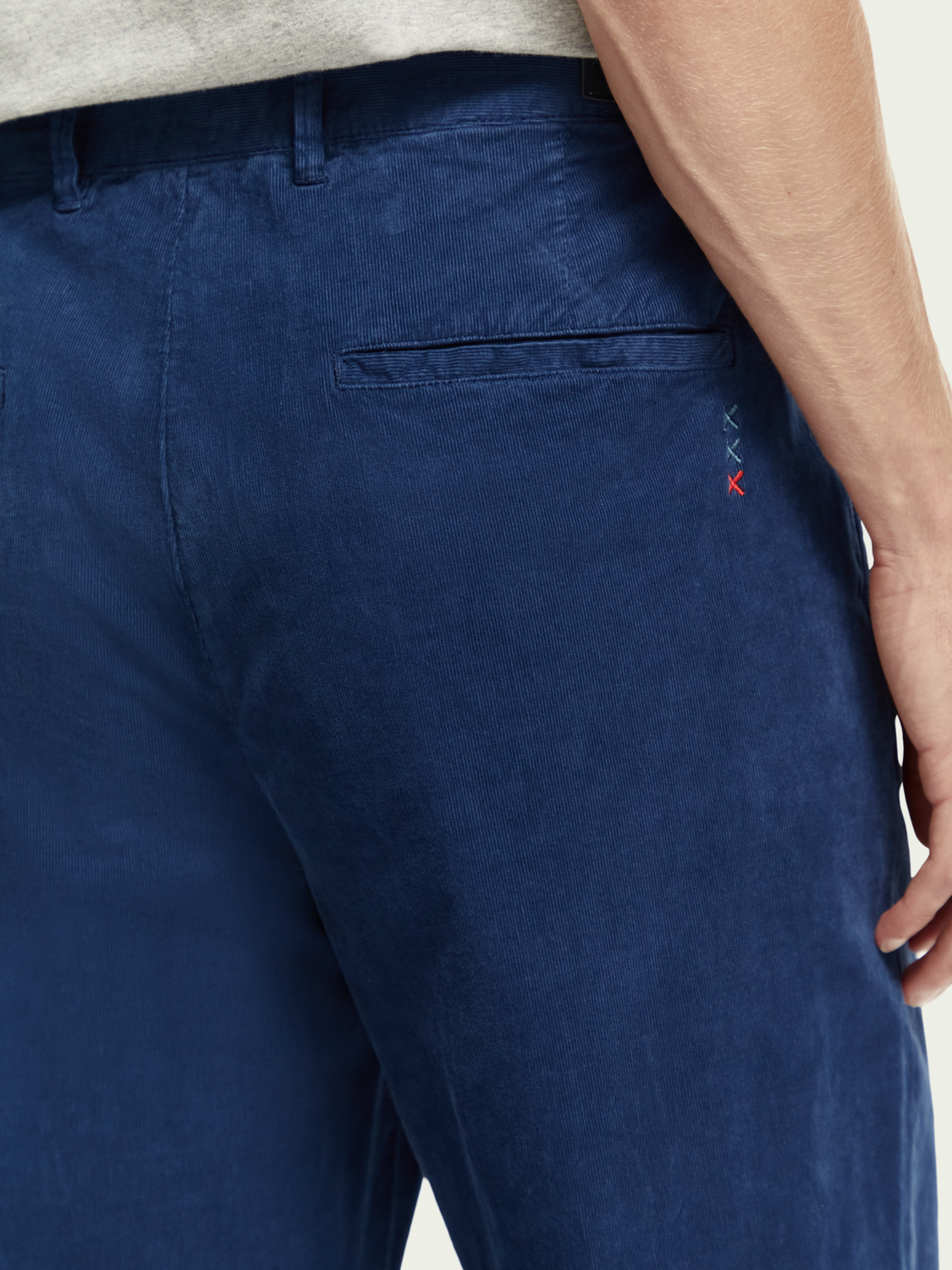 Scotch & Soda - The Drift Corduroy Chino - Marine