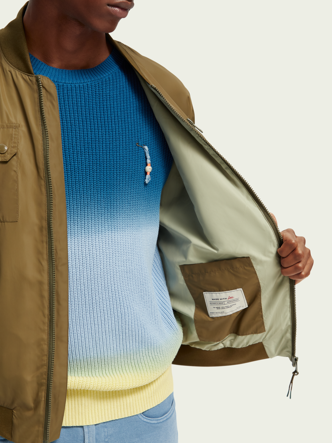 Scotch & Soda - Bomber Jacket - Khaki