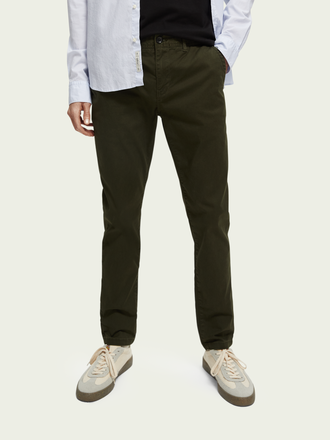 Scotch & Soda - Mott Super Slim Fit Chino - Military