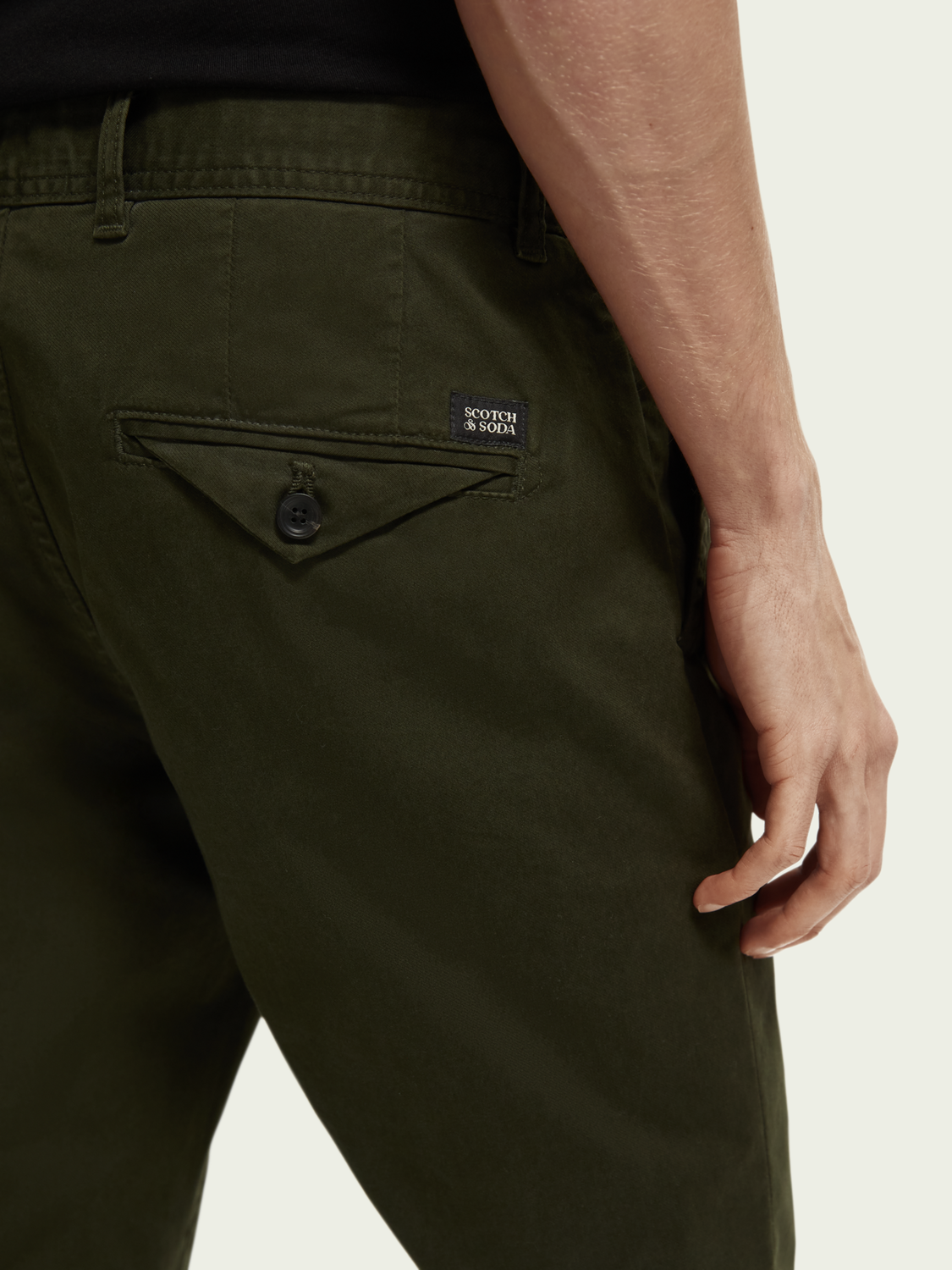Scotch & Soda - Mott Super Slim Fit Chino - Military