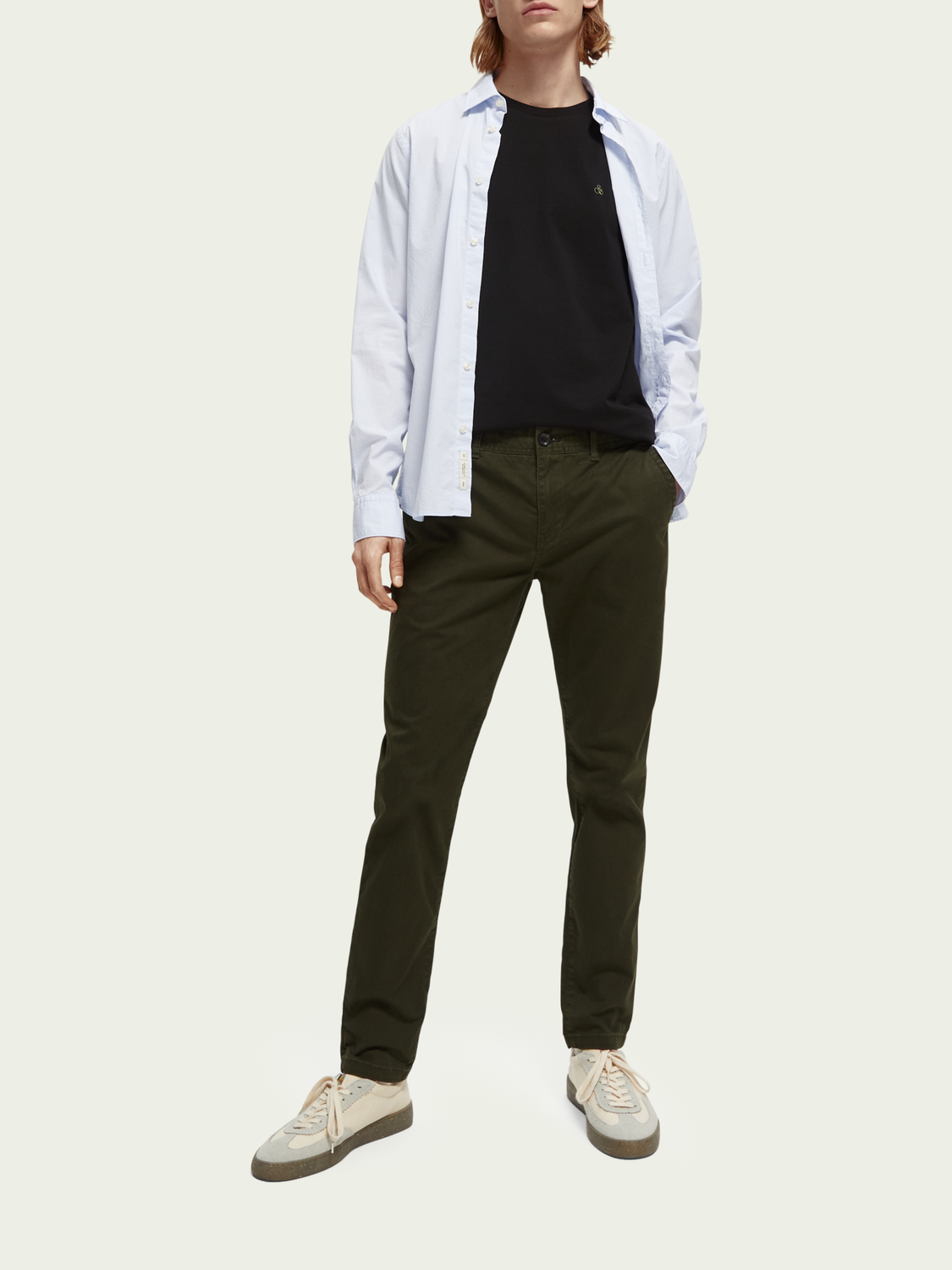 Scotch & Soda - Mott Super Slim Fit Chino - Military