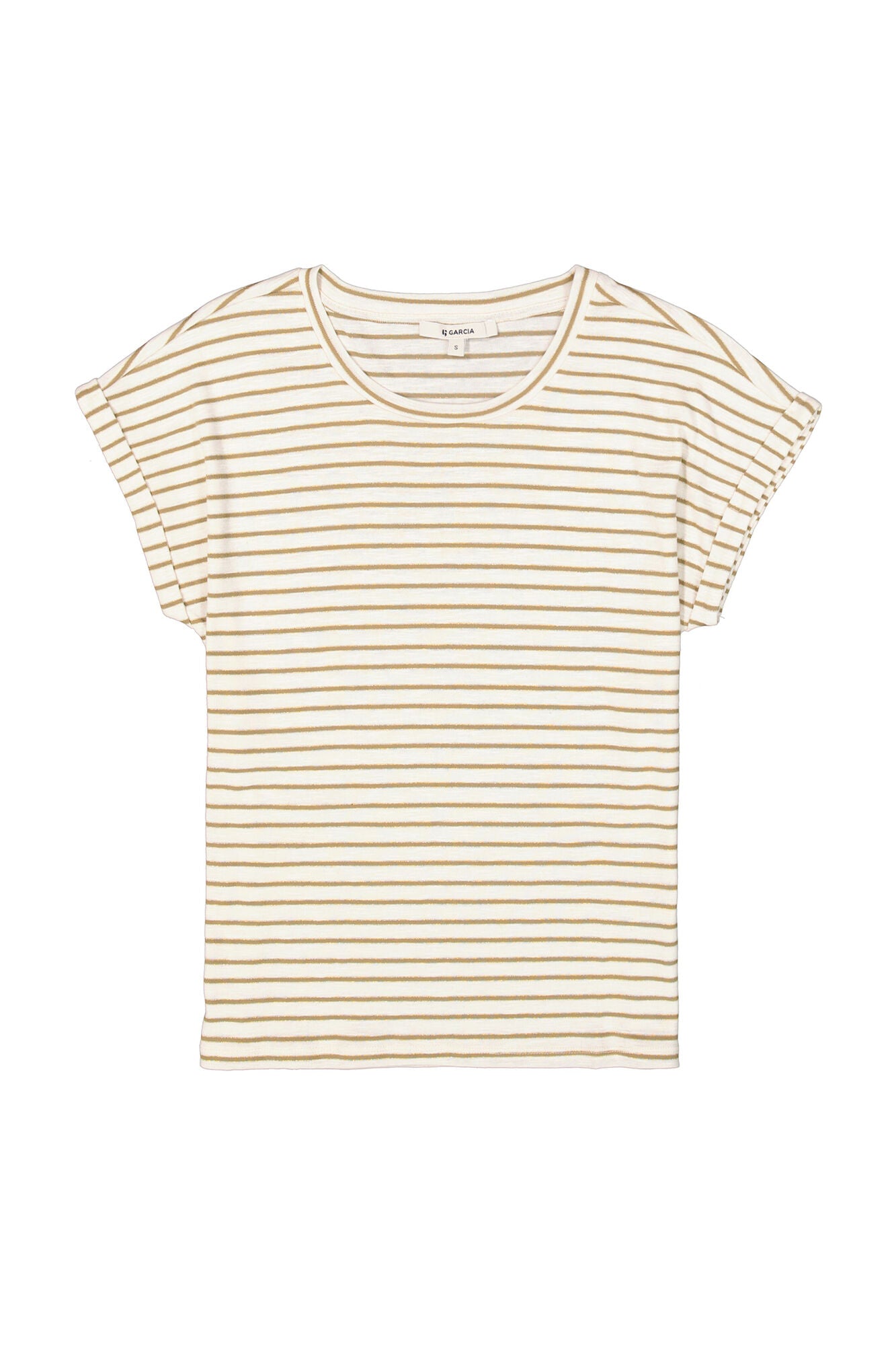 Garcia - Striped Tee - Iced Coffee